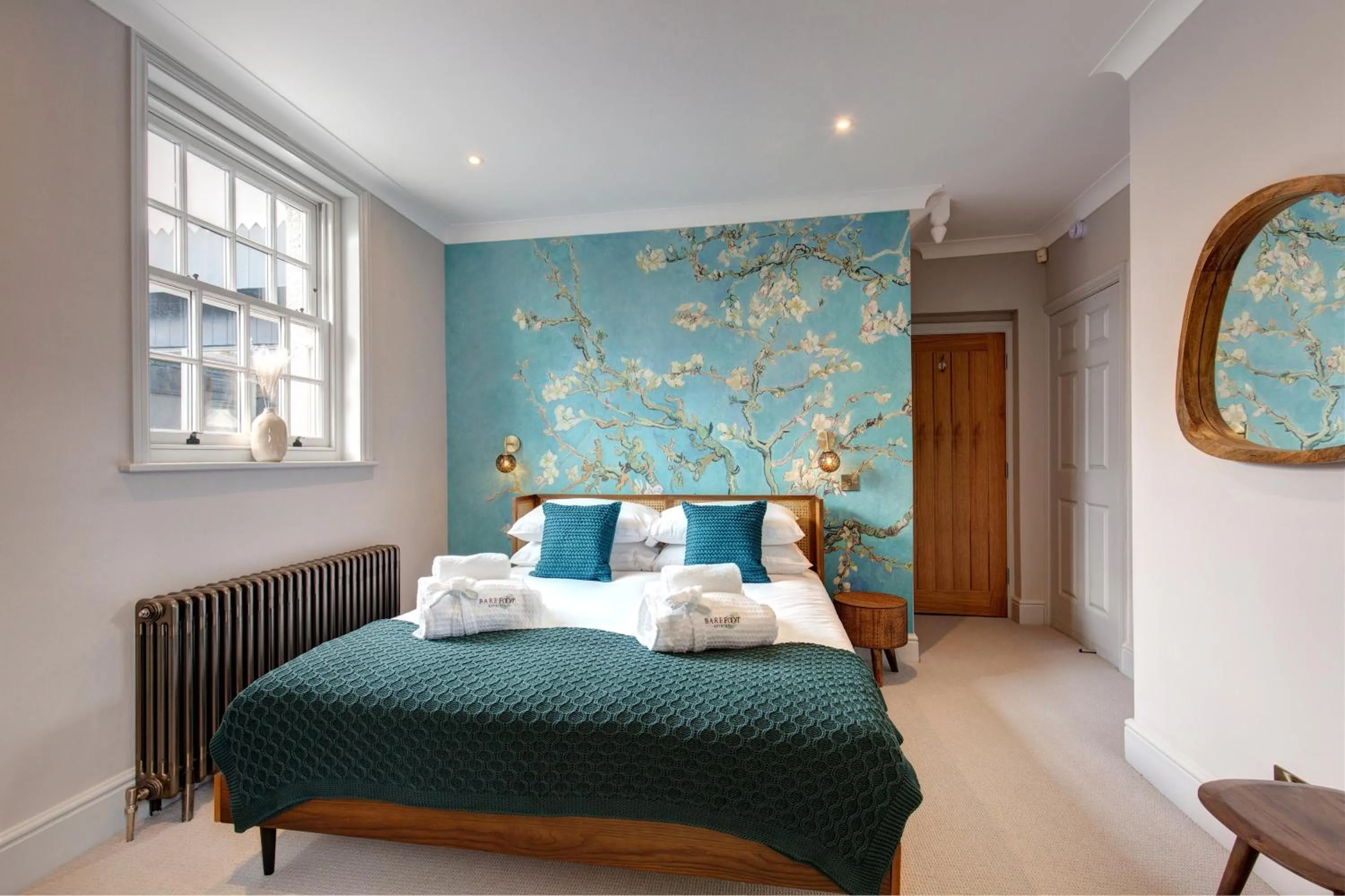 Bedroom, Bed in The Railway Hotel by Barefoot Retreats