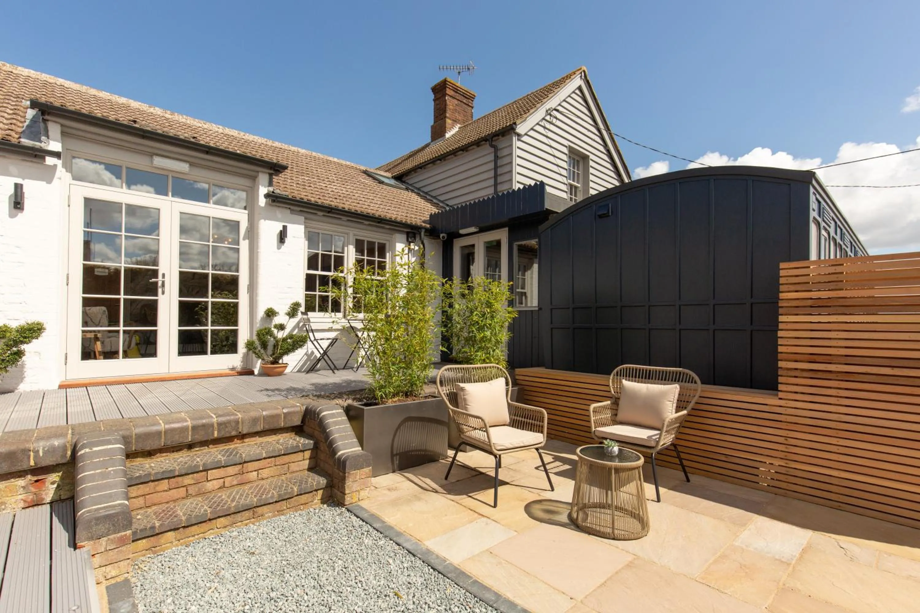 Garden in The Railway Hotel by Barefoot Retreats