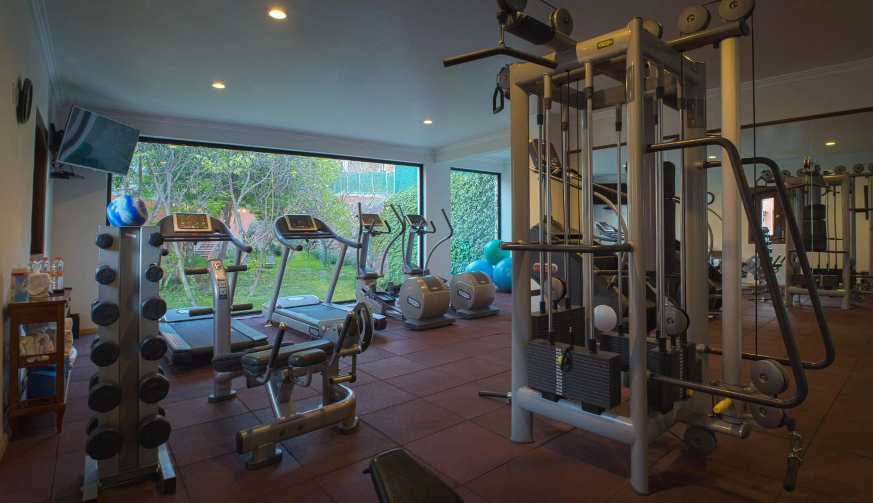 Fitness centre/facilities in Villa Maria Cristina Hotel