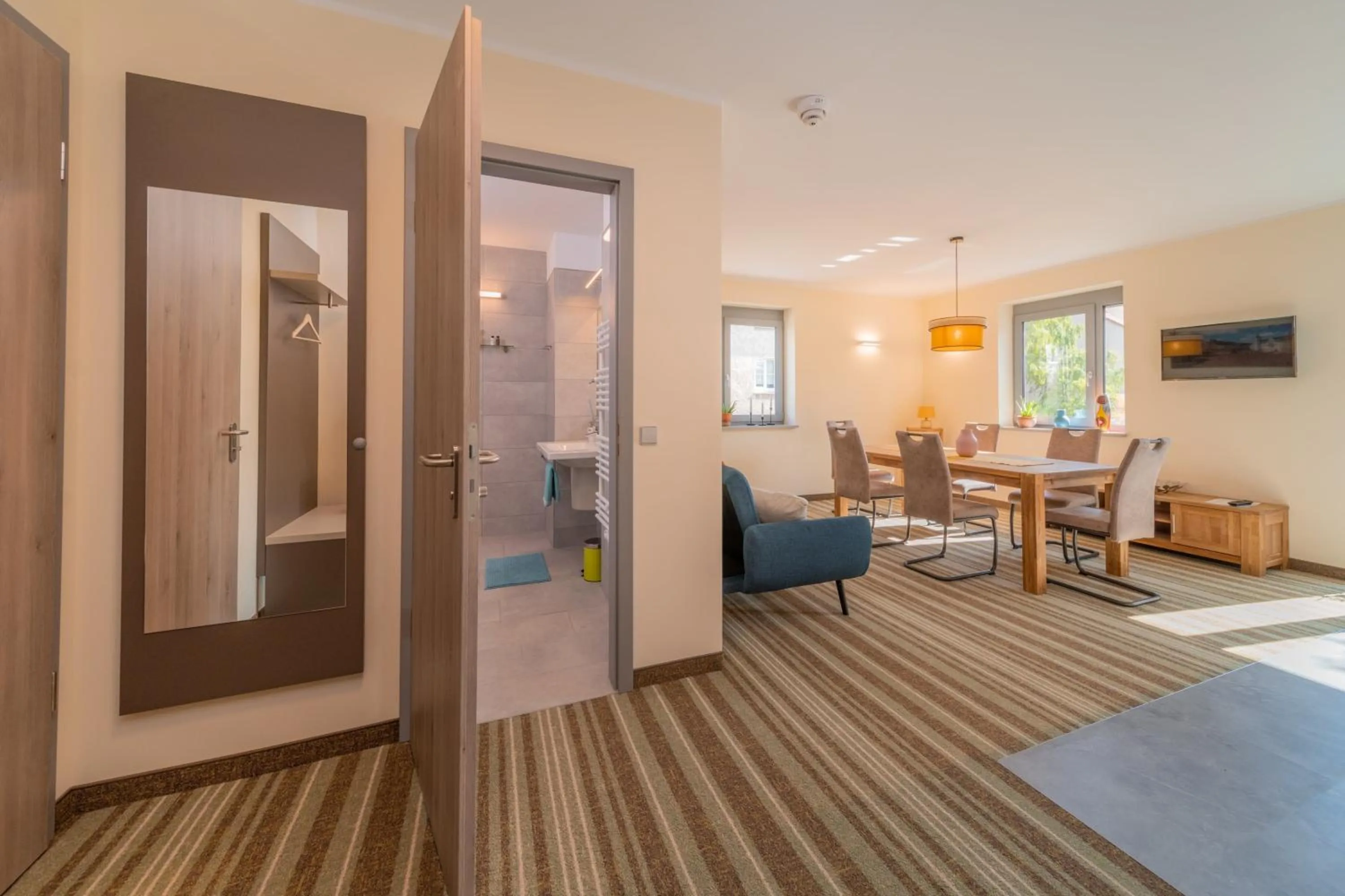 Living room in ELLY Hostel