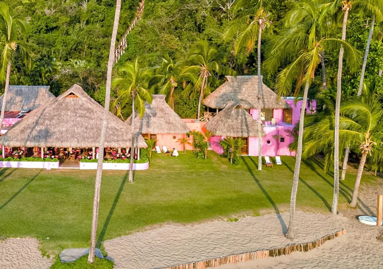 Bird's eye view in Playa Rosa Bungalows Careyes