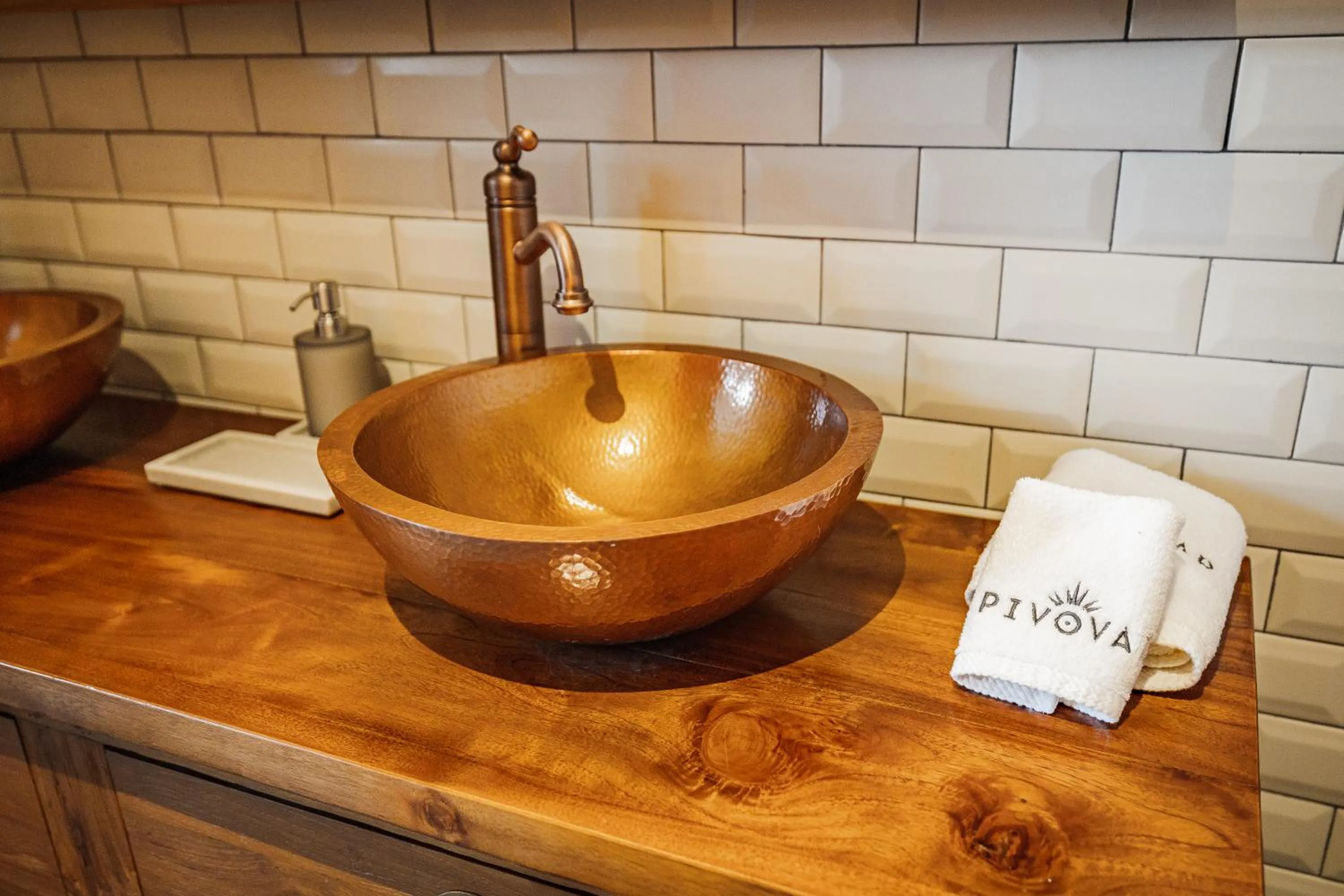 Bathroom in Pivovar Hotel