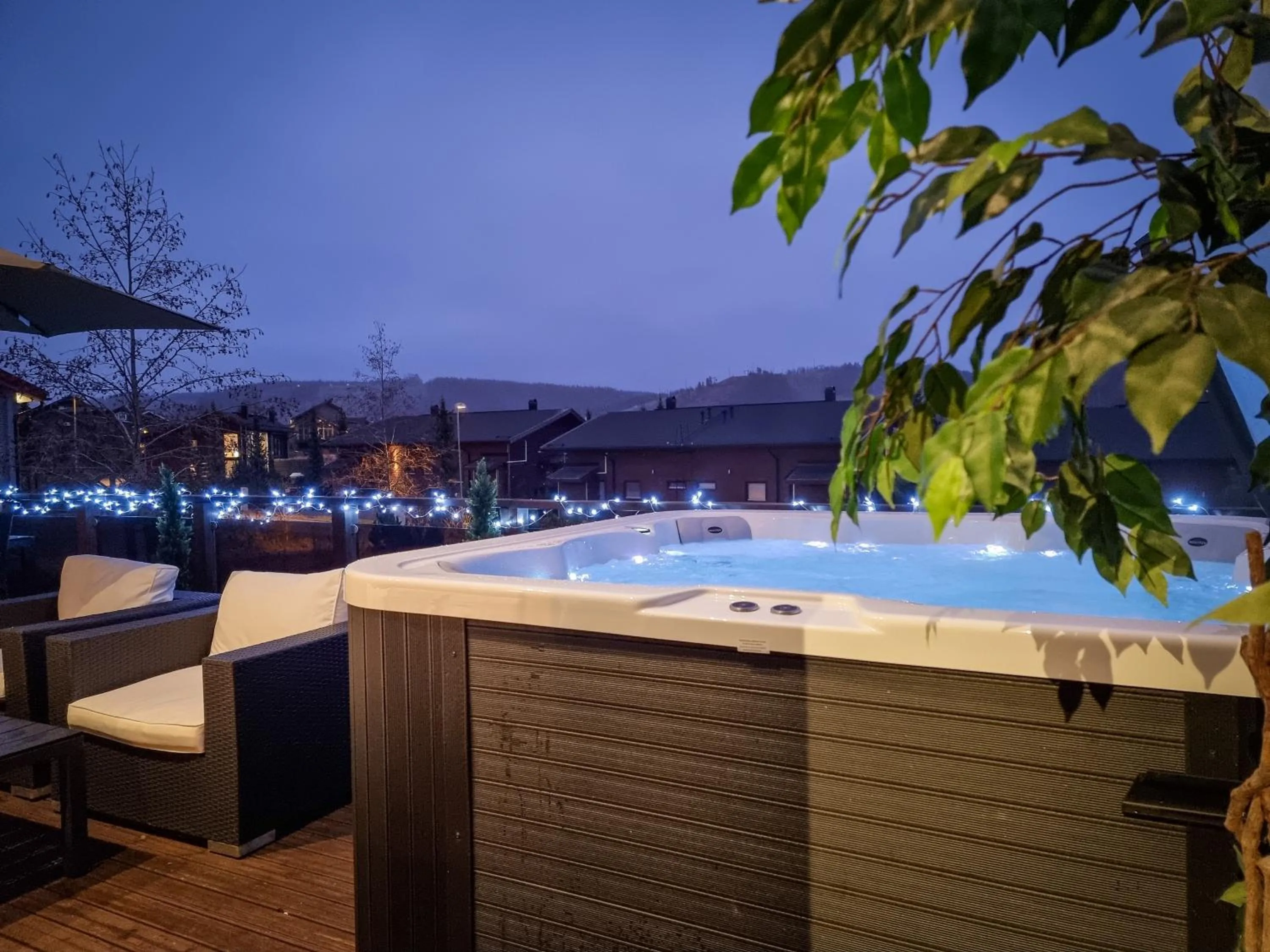 Pool view in Villa Halla - 8 henkilölle, HimosYkkösen alue, 76m²+36m²