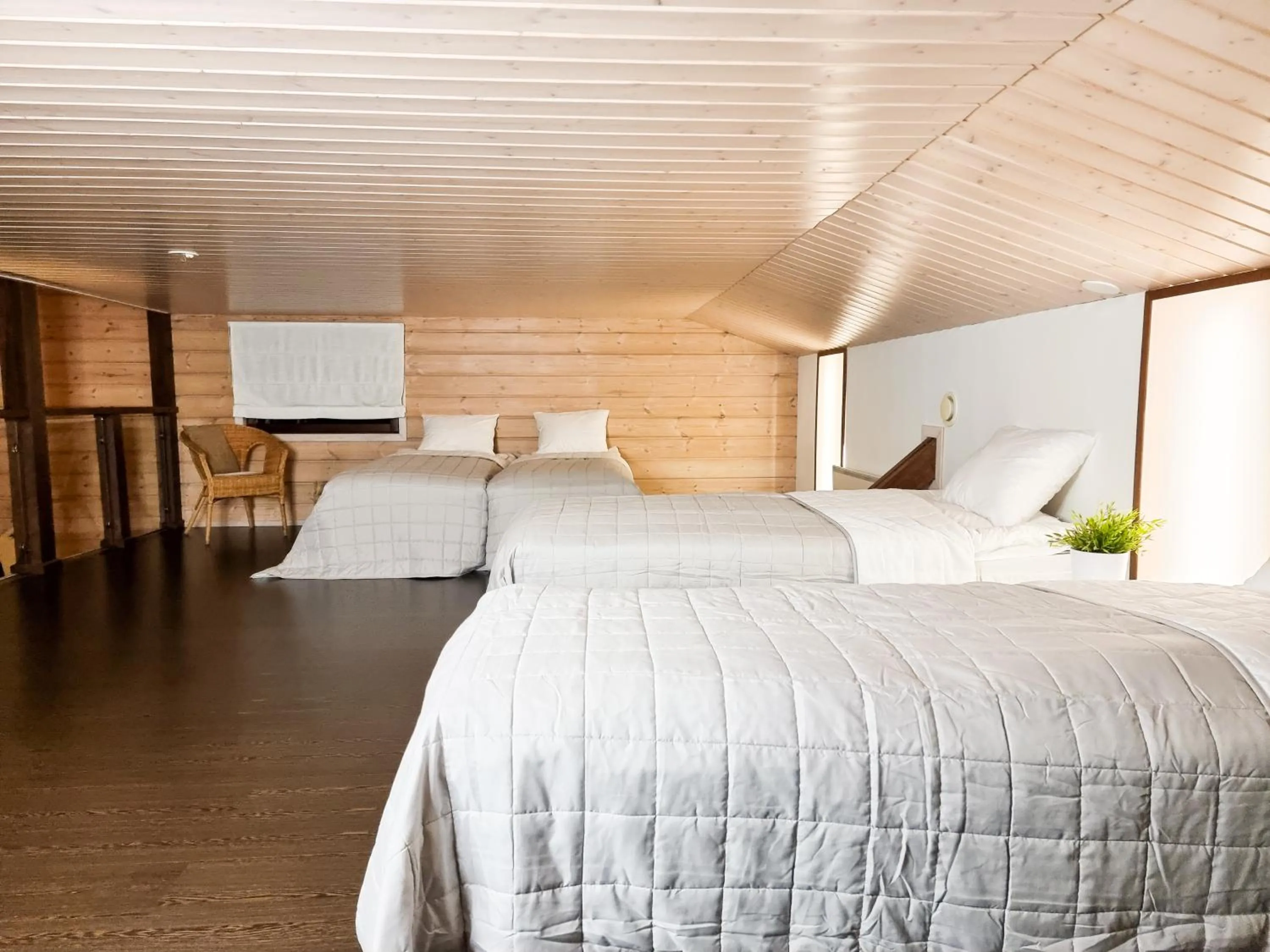 Bed in Villa Halla - 8 henkilölle, HimosYkkösen alue, 76m²+36m²