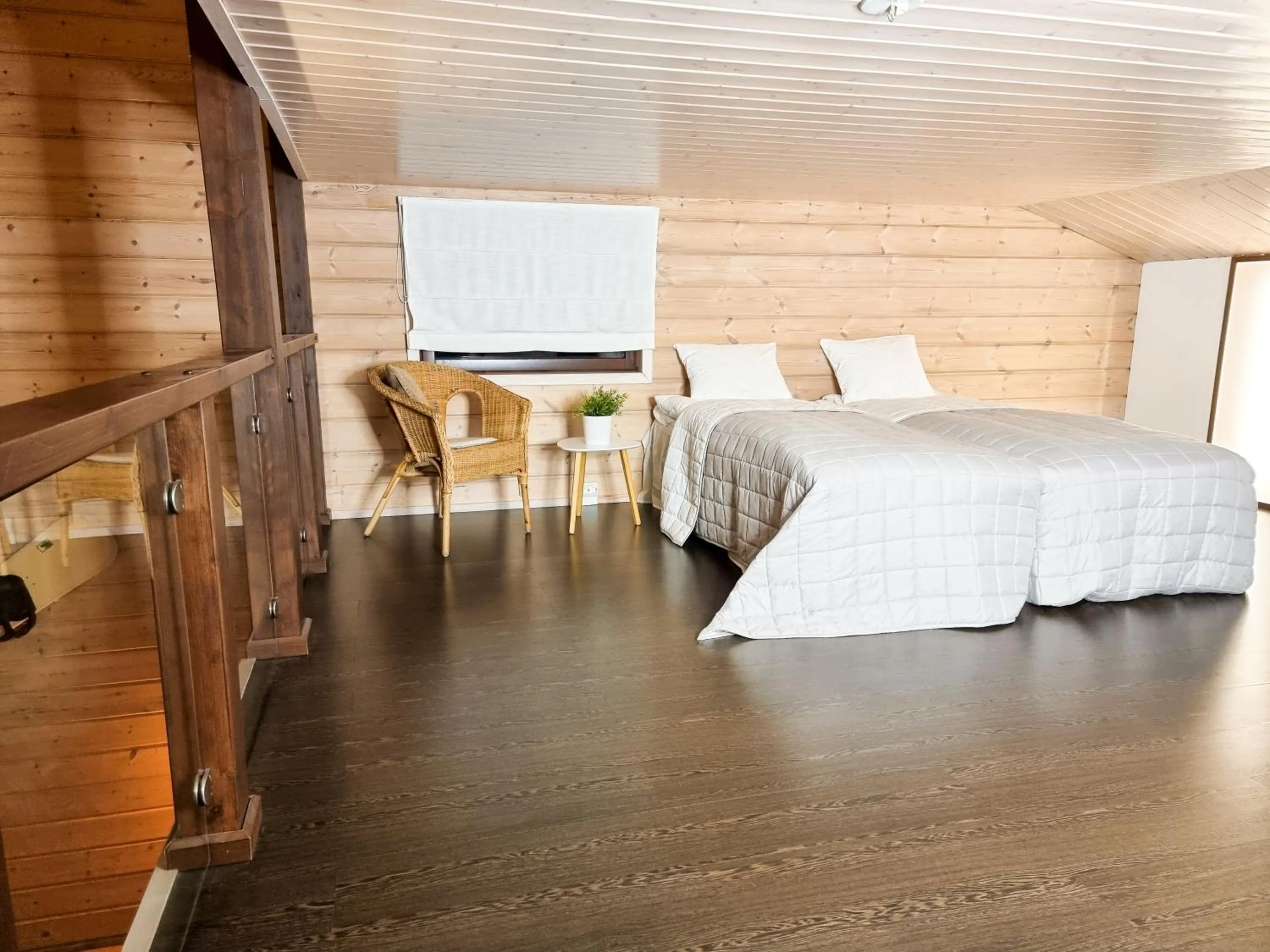 Bed in Villa Halla - 8 henkilölle, HimosYkkösen alue, 76m²+36m²