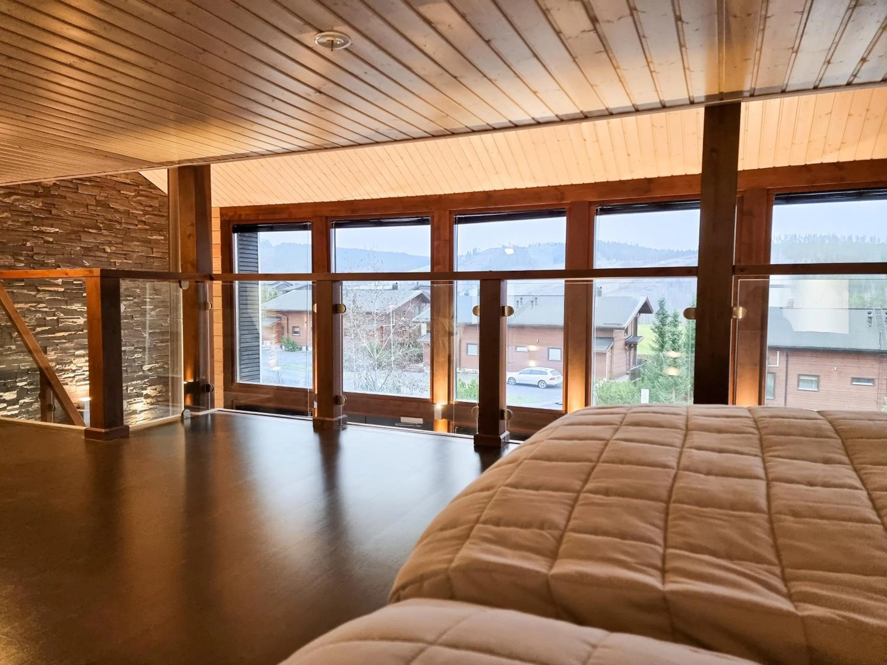 Bed in Villa Halla - 8 henkilölle, HimosYkkösen alue, 76m²+36m²