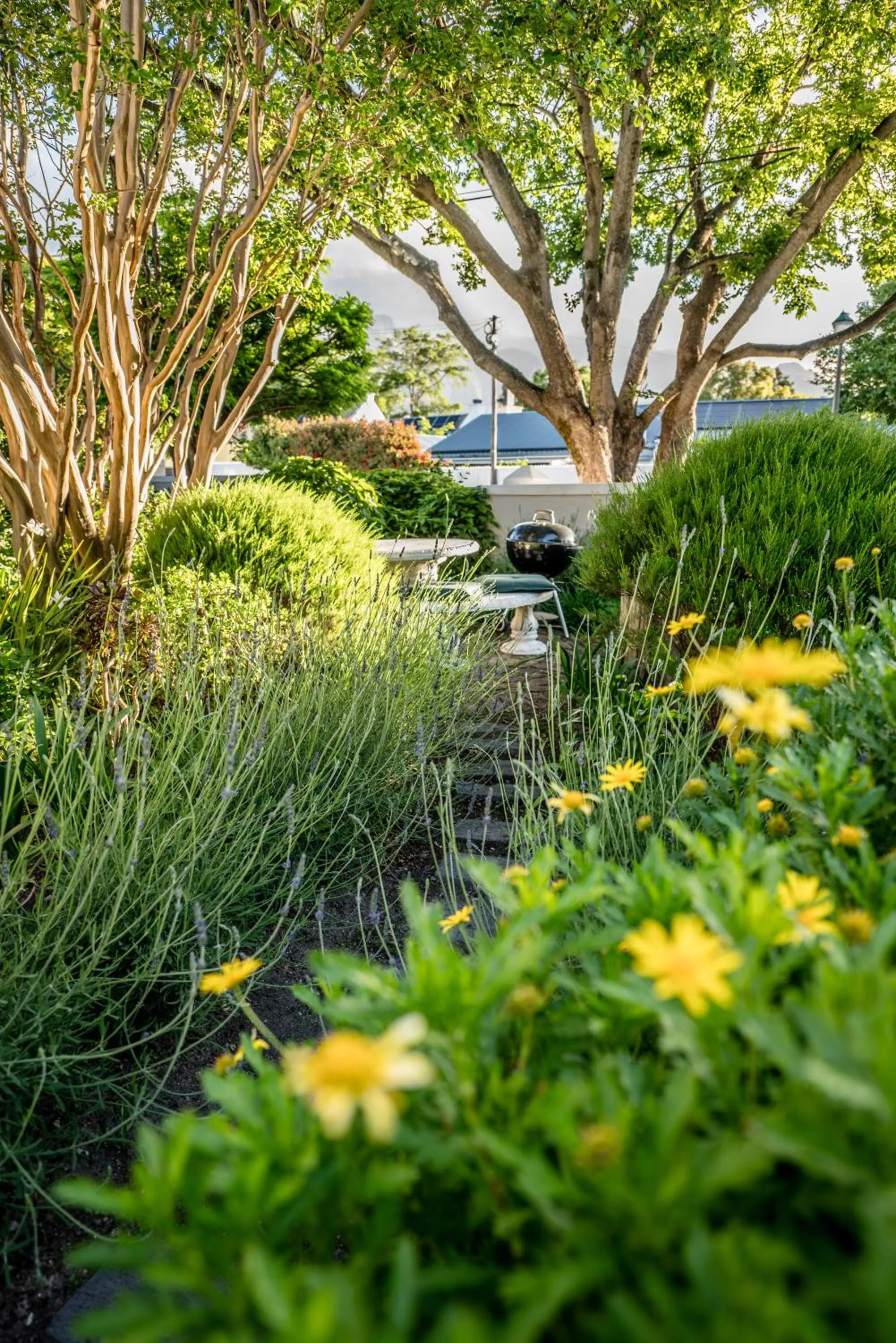 Spring in Corner House Residence