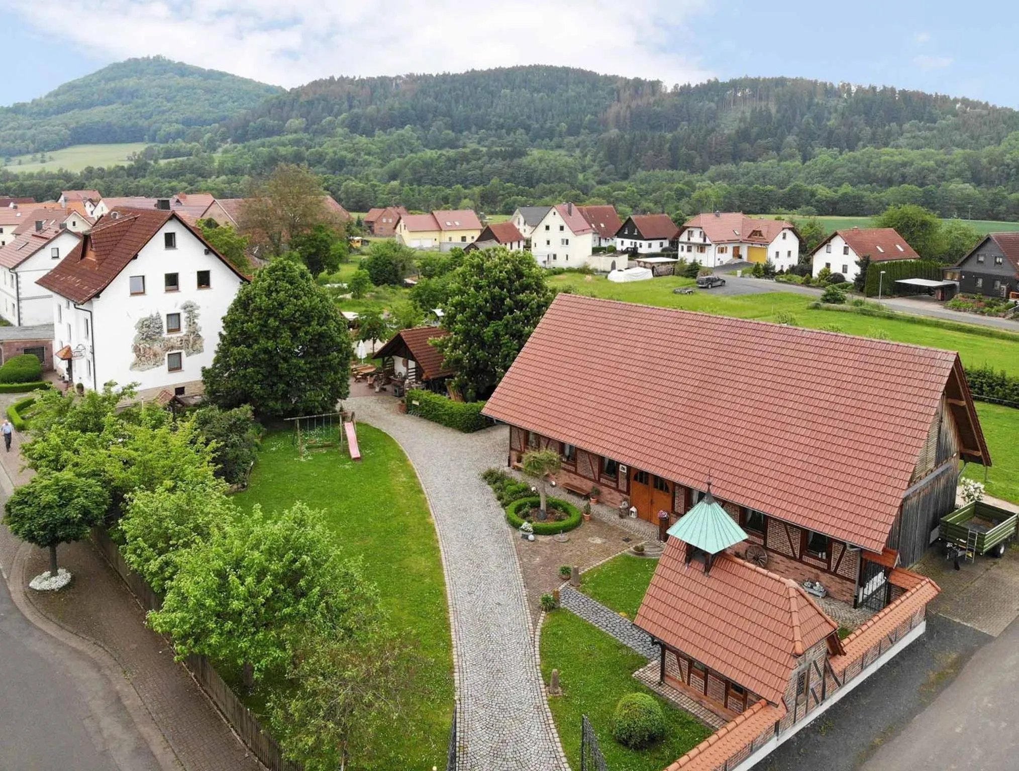 Bird's eye view in Landhotel Zur Pferdetränke