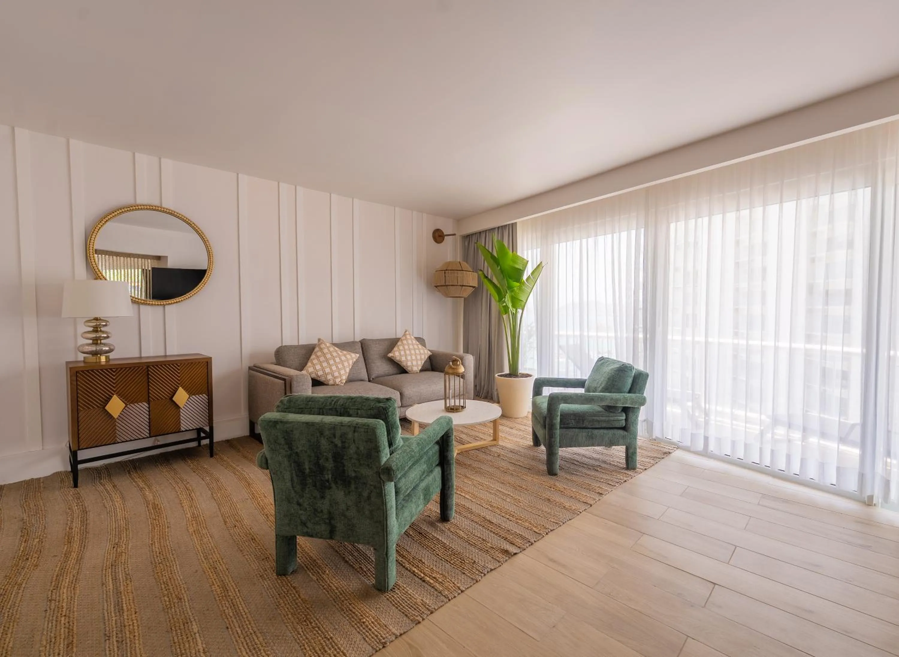 Living room in Hotel Amares Acapulco