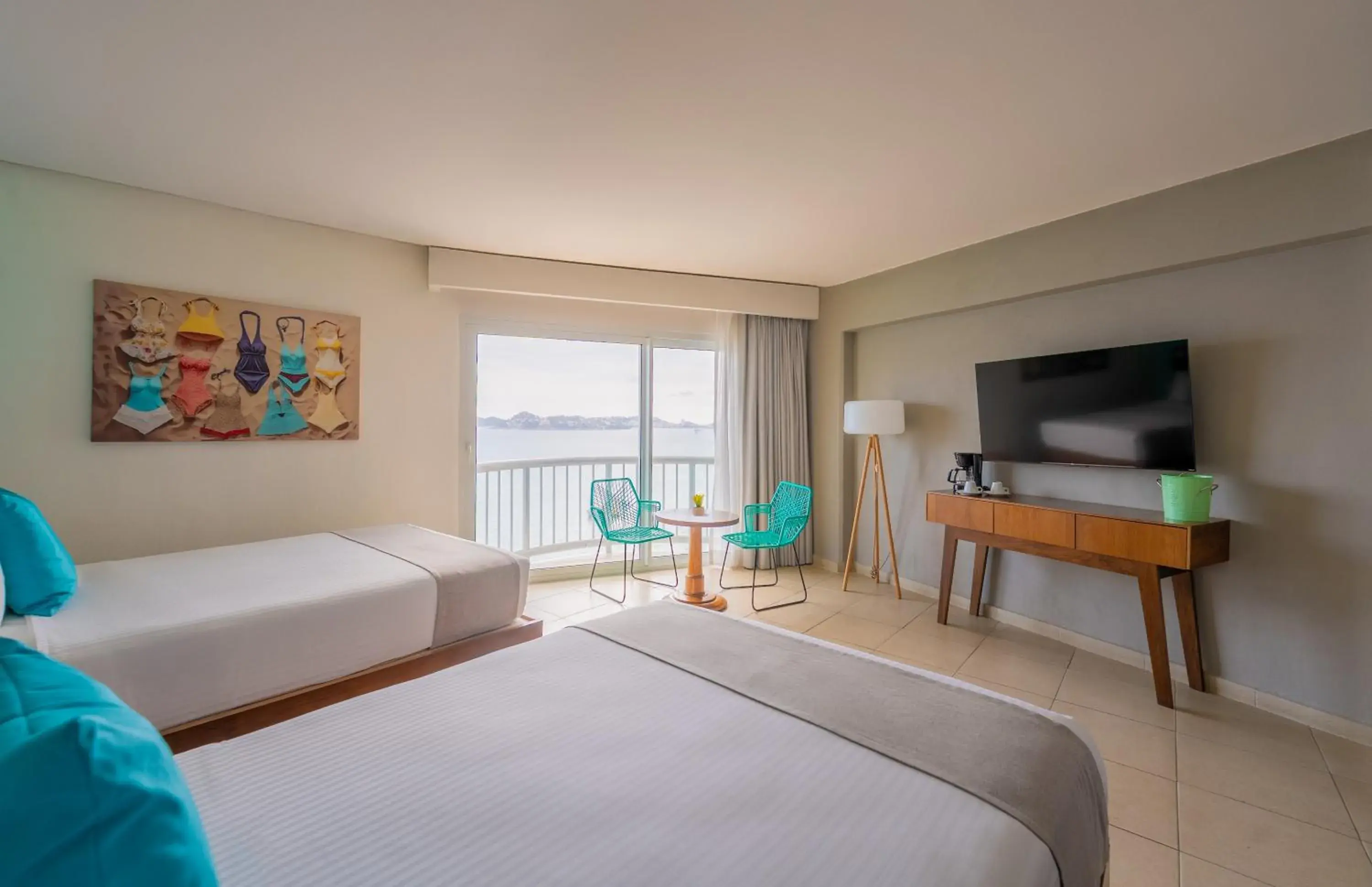 Bed in Hotel Amares Acapulco Bed in Hotel Amares Acapulco