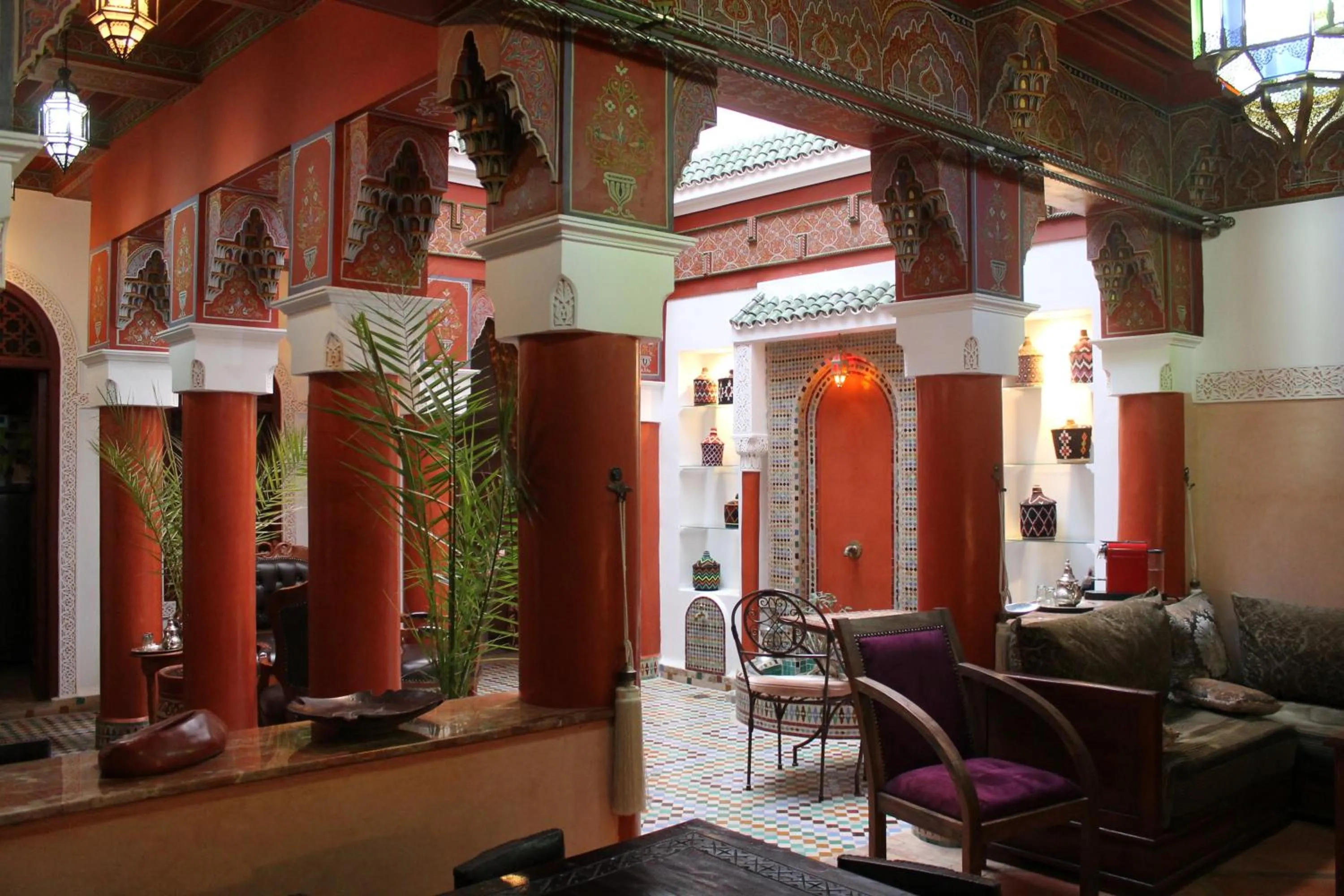 Patio in Riad Souad Marrakech