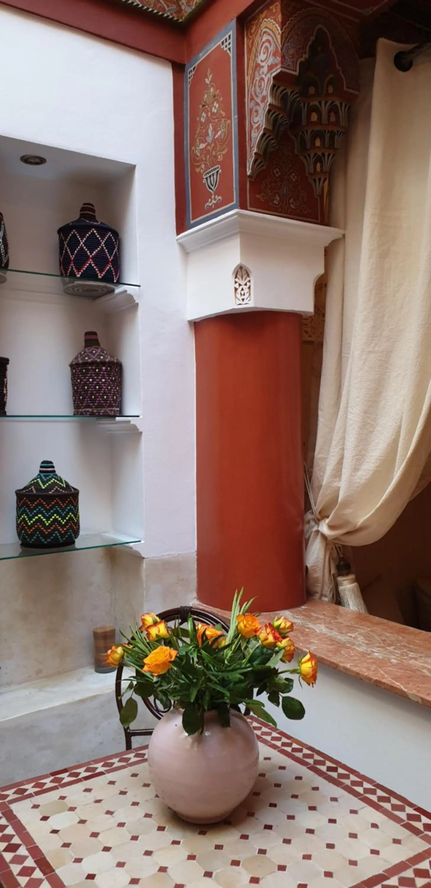 Living room in Riad Souad Marrakech