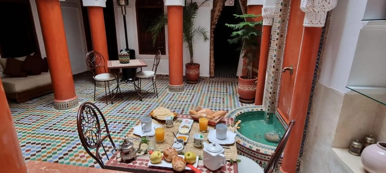 Breakfast in Riad Souad Marrakech