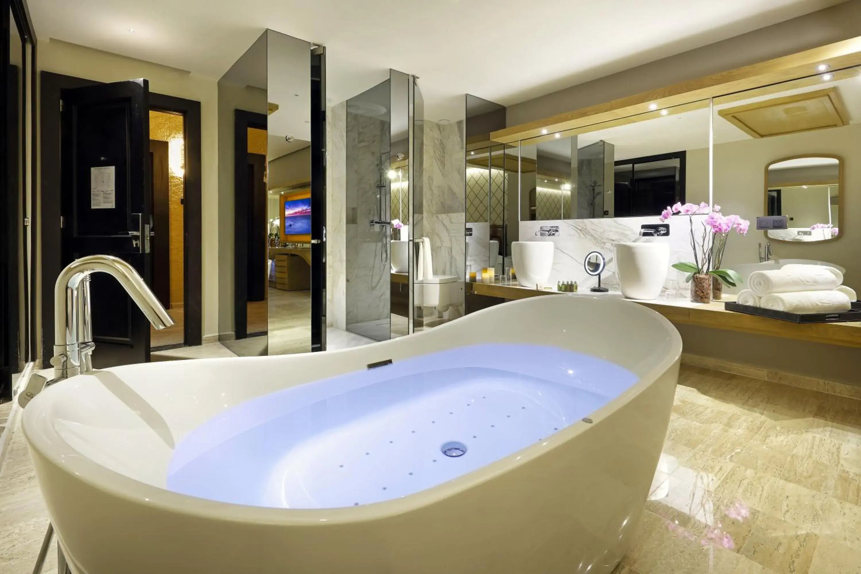 Bathroom in TRS Yucatan Hotel - Adults Only Bathroom in TRS Yucatan Hotel - Adults Only