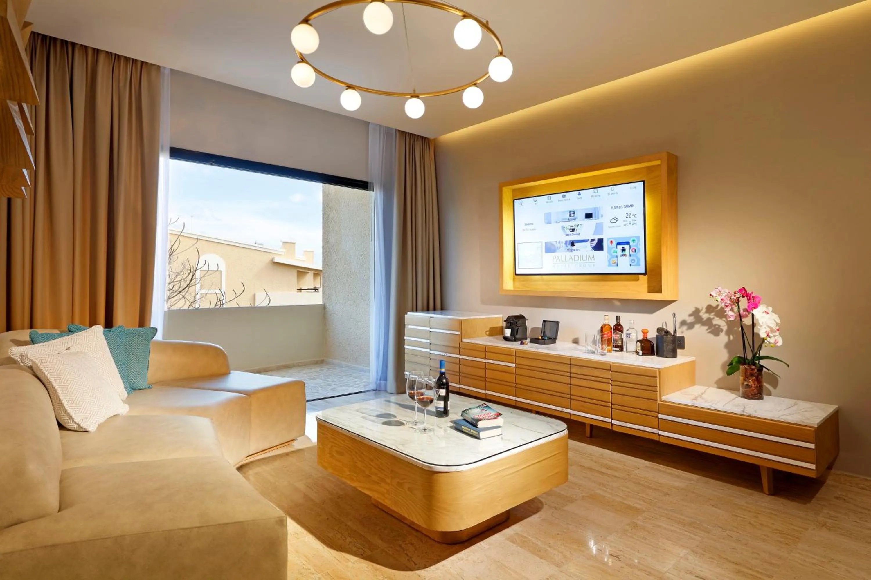 Living room in TRS Yucatan Hotel - Adults Only