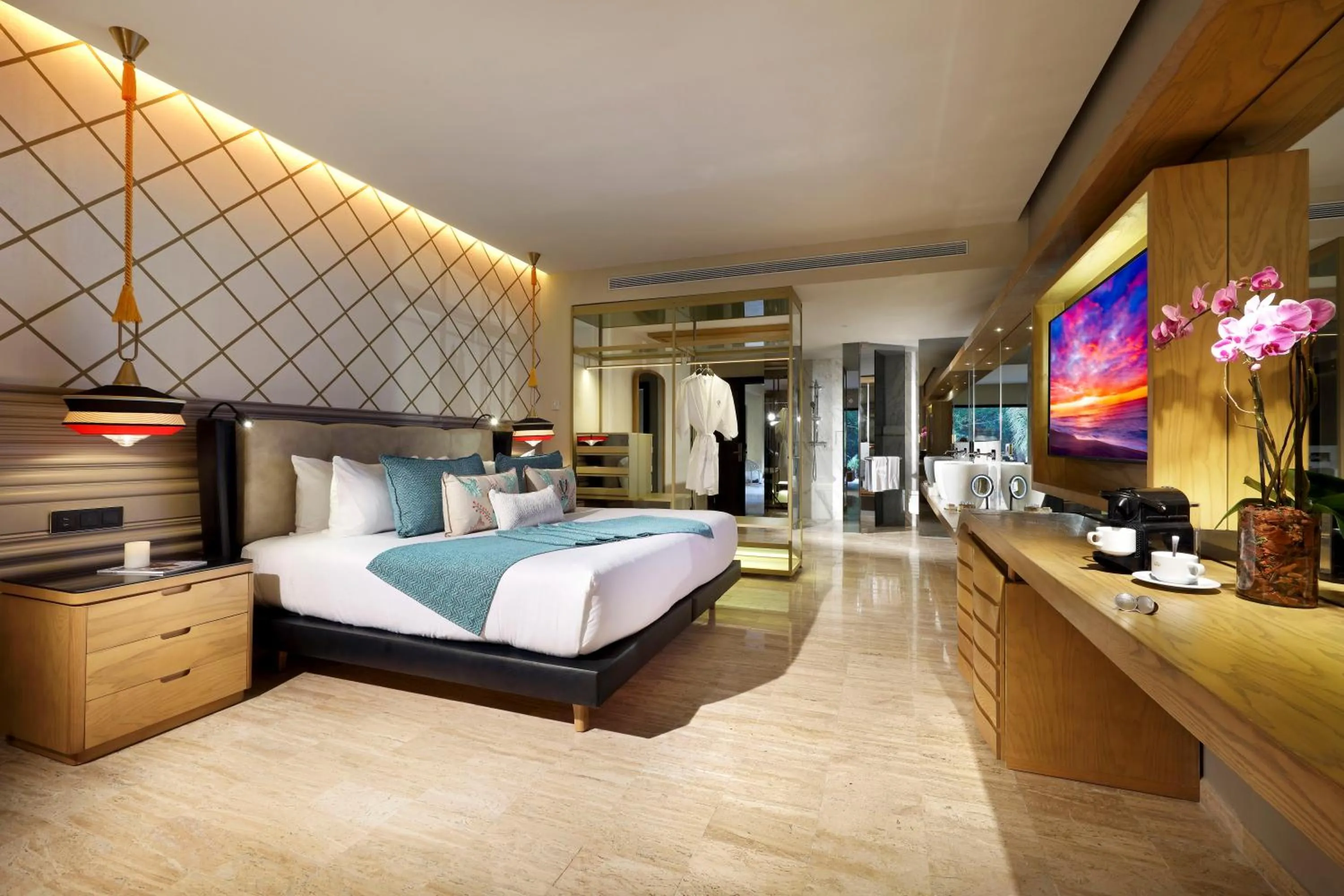 Bedroom, Bed in TRS Yucatan Hotel - Adults Only