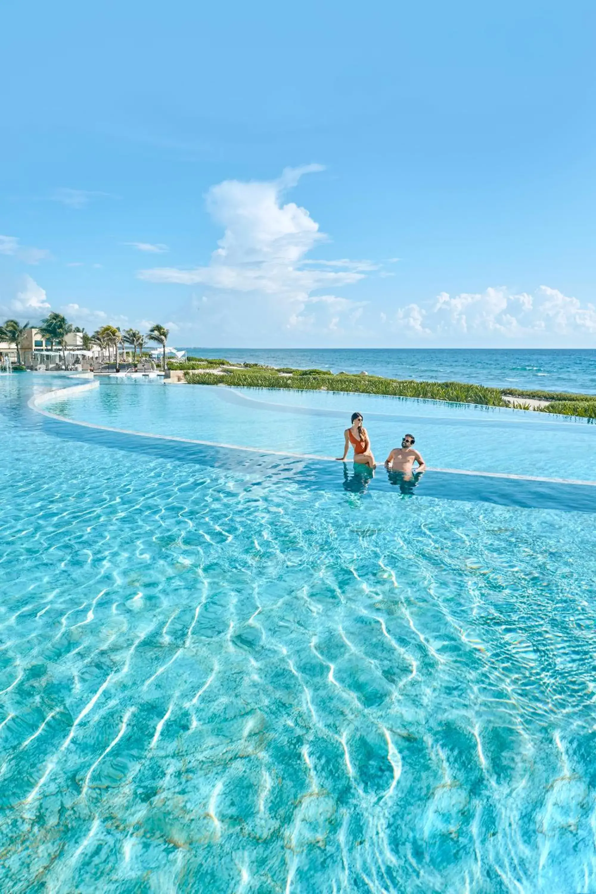 Pool view in TRS Yucatan Hotel - Adults Only Pool view in TRS Yucatan Hotel - Adults Only