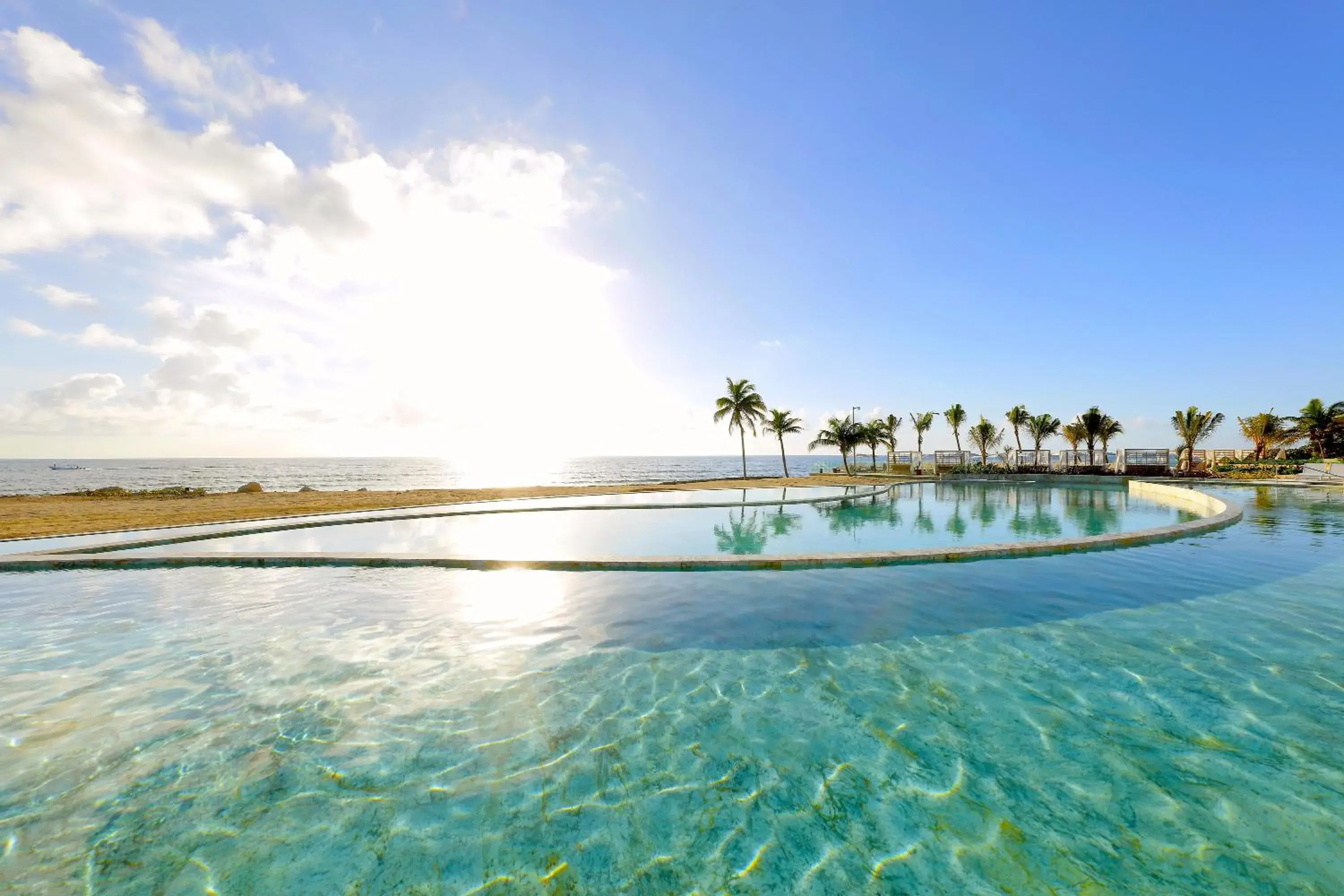 Pool view in TRS Yucatan Hotel - Adults Only Pool view in TRS Yucatan Hotel - Adults Only