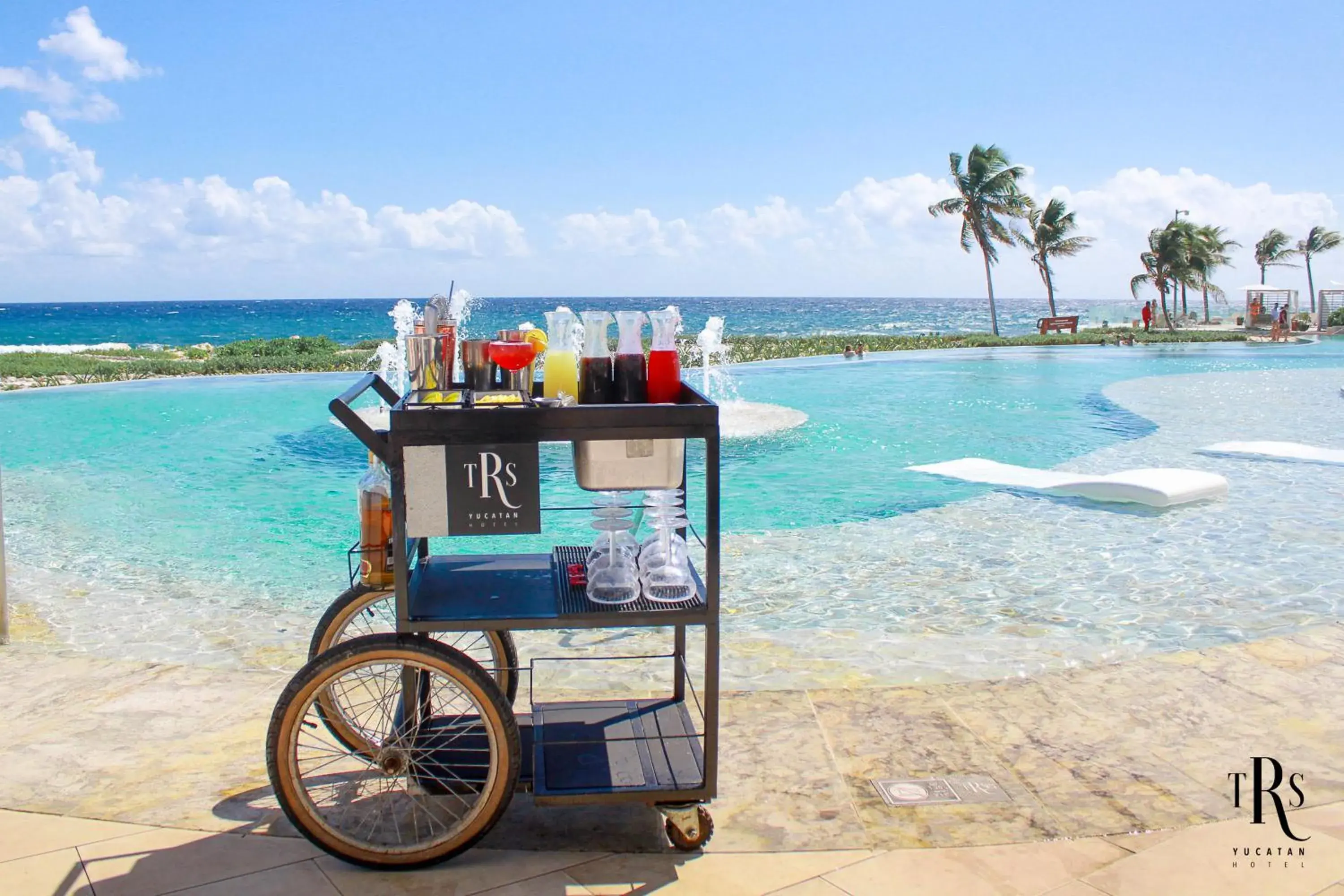 Pool view in TRS Yucatan Hotel - Adults Only Pool view in TRS Yucatan Hotel - Adults Only