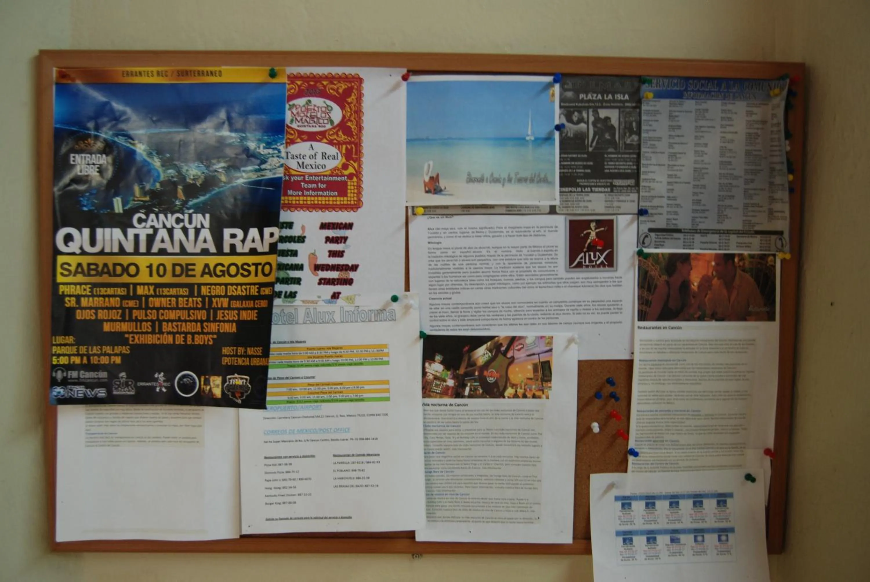 Logo/Certificate/Sign in Hotel Alux Cancun