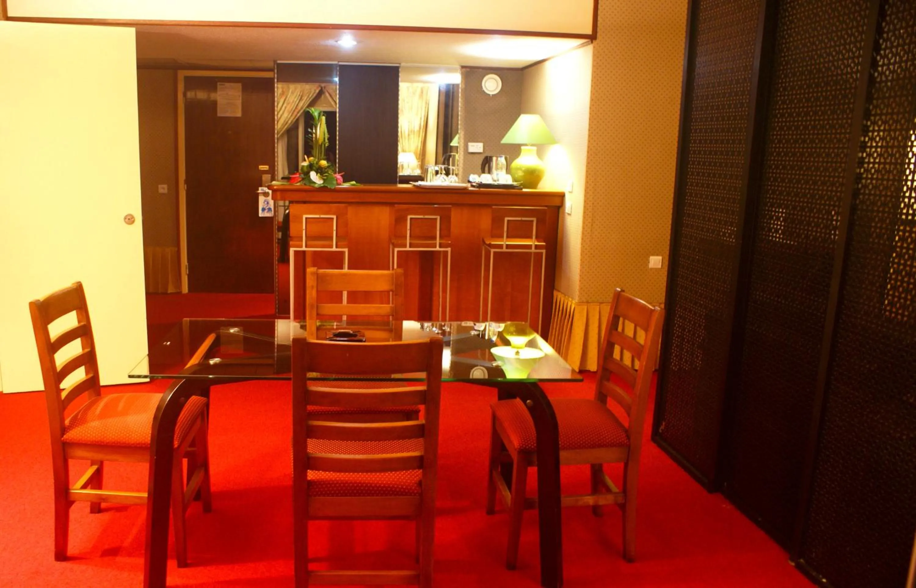 Dining area in Hôtel Sawa