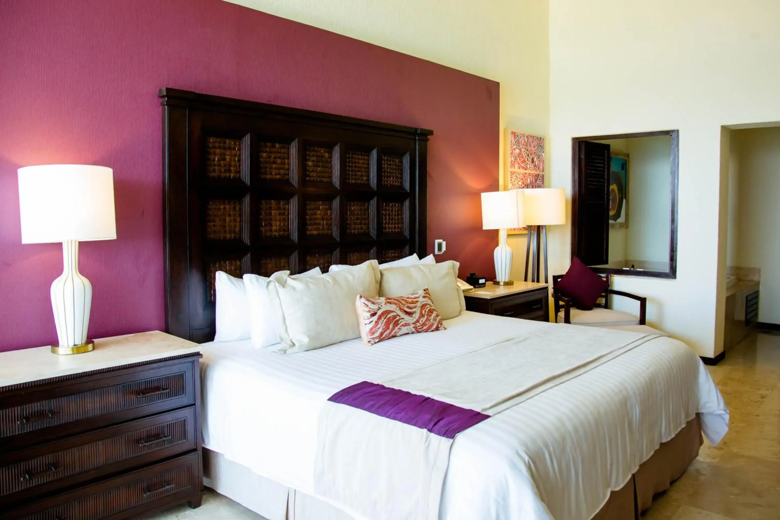 Bedroom, Bed in Casa Dorada Los Cabos Resort & Spa Bedroom, Bed in Casa Dorada Los Cabos Resort & Spa