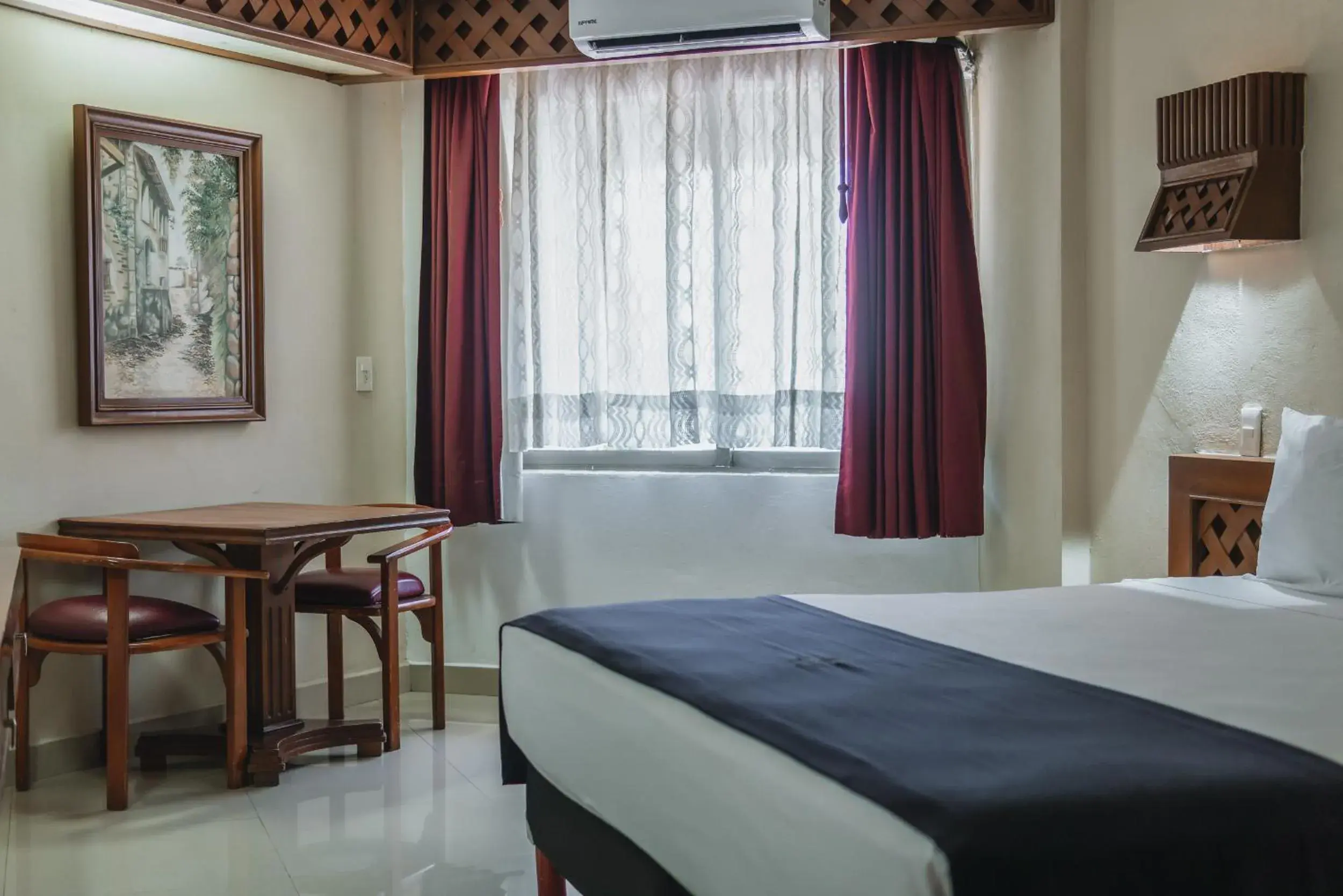 Bed in Hotel Plaza Kokai Cancún Bed in Hotel Plaza Kokai Cancún