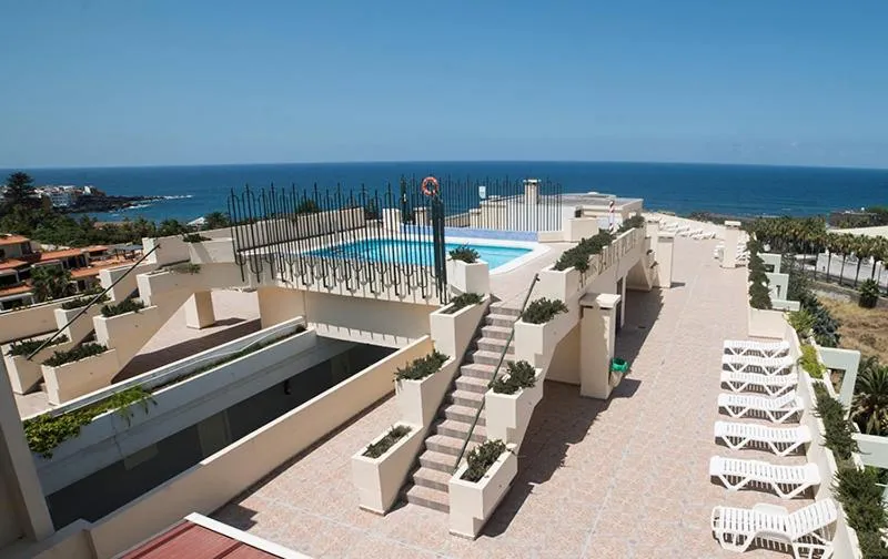 Pool view in Apartamentos Bahia Playa