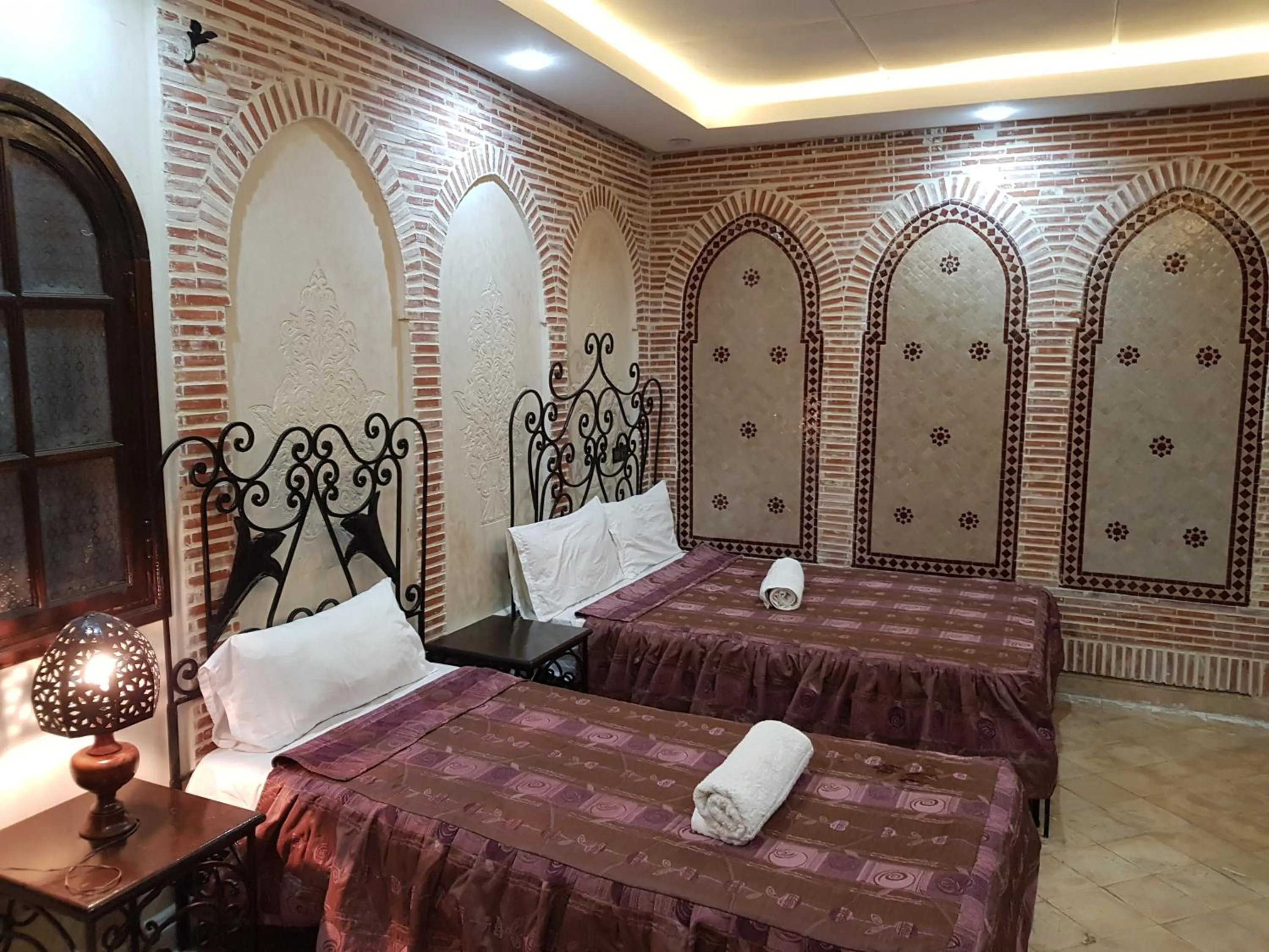 Bed in Hotel Salsabil