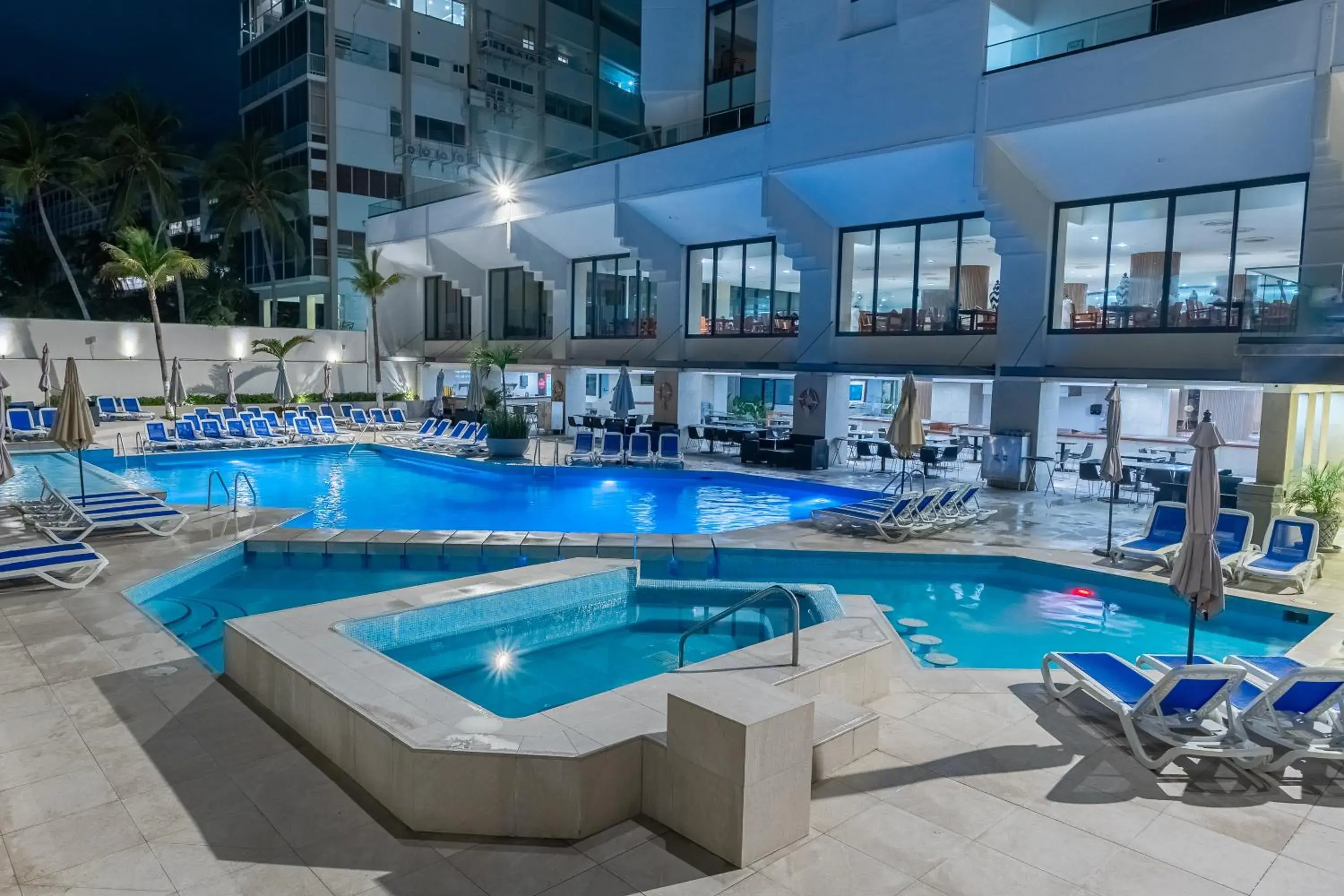 Swimming pool in Copacabana Beach Hotel Acapulco Swimming pool in Copacabana Beach Hotel Acapulco