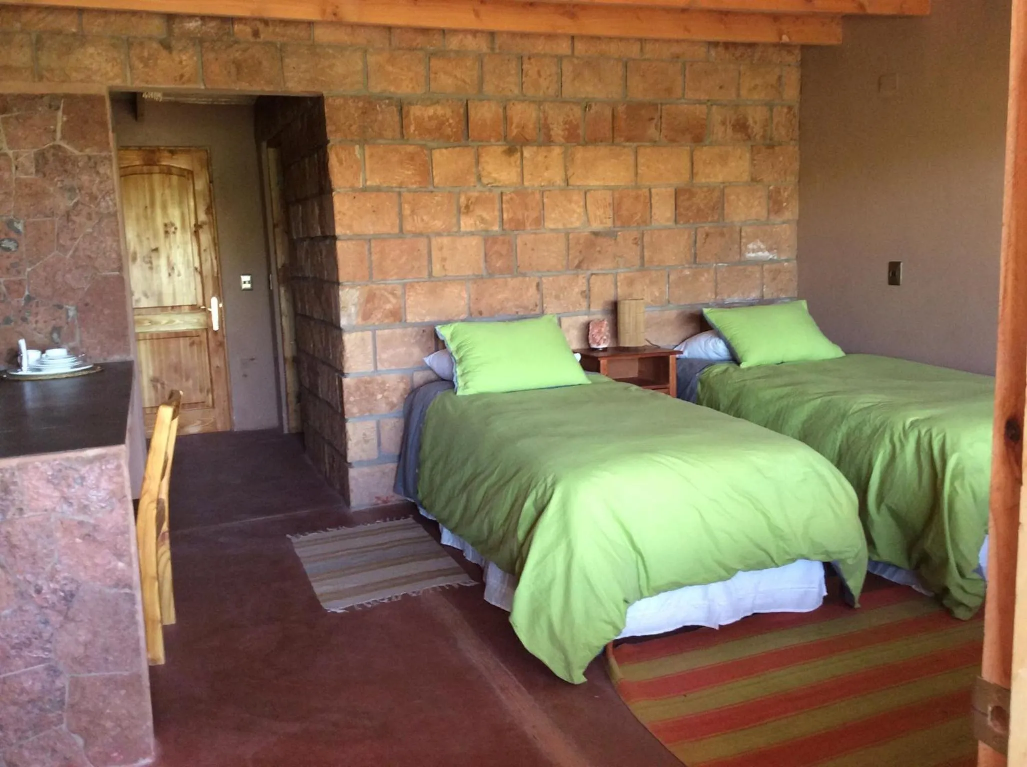Bed in Eco-Lodge El Andinista