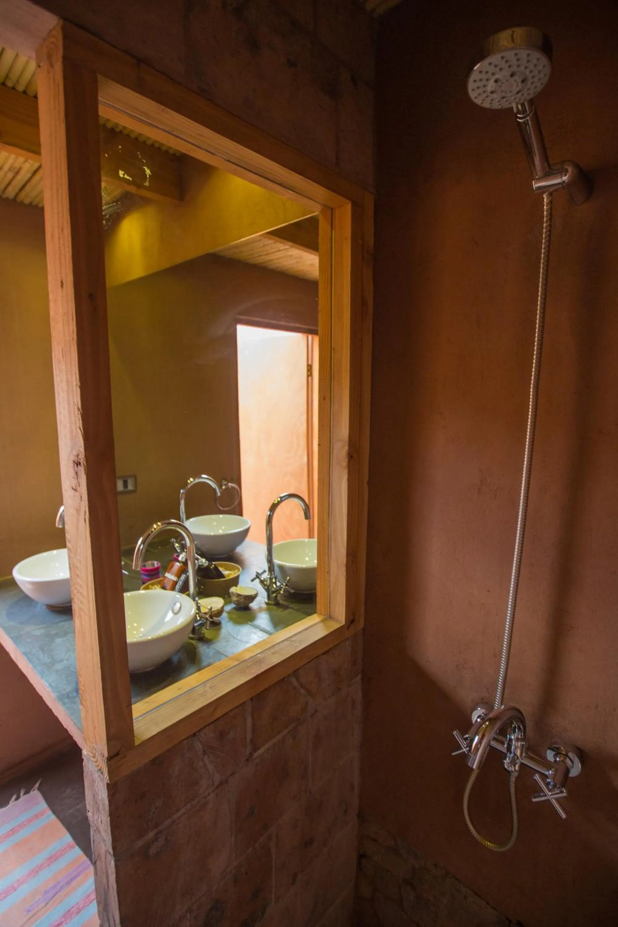 Bathroom in Eco-Lodge El Andinista