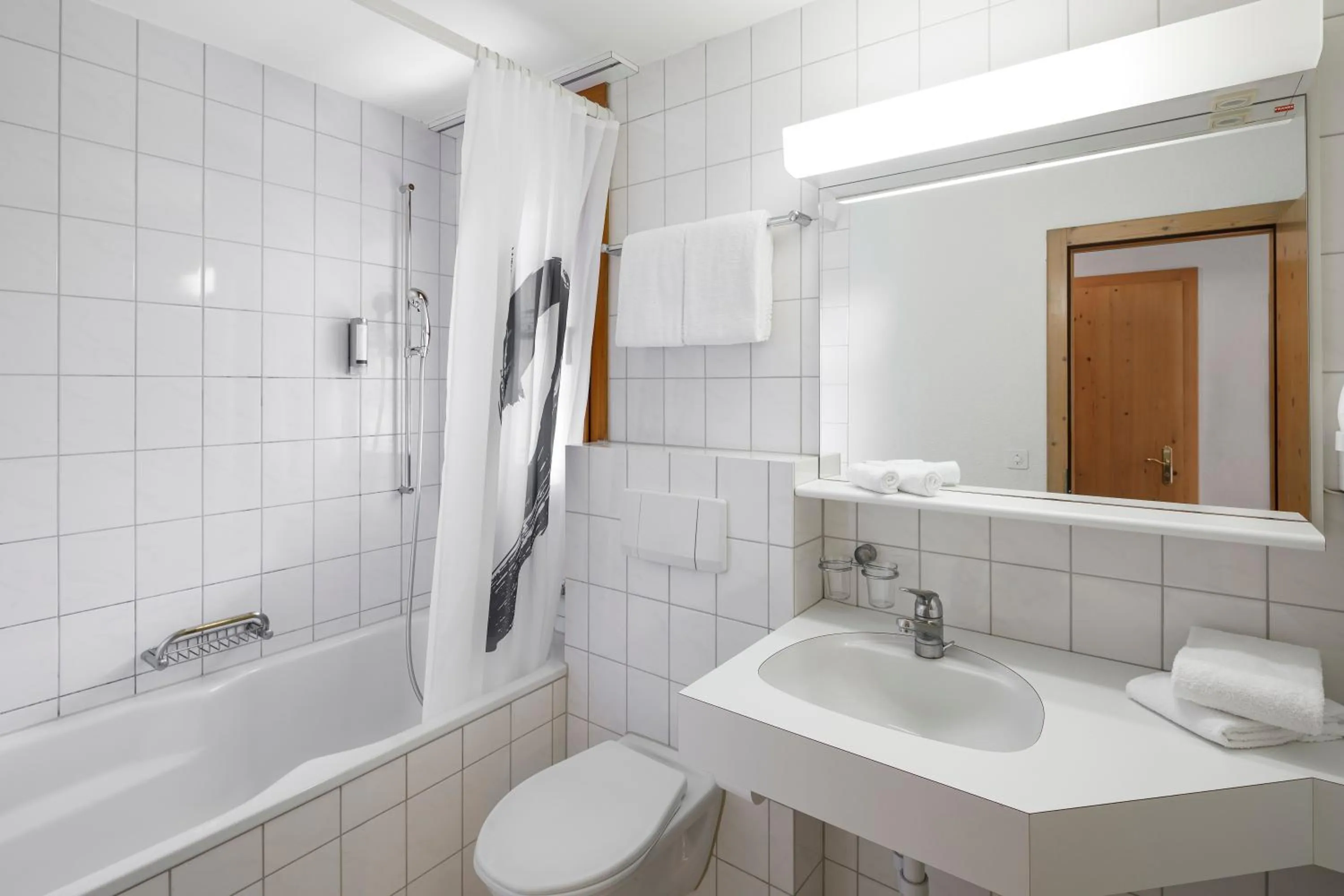 Toilet in Hotel und Naturhaus Bellevue