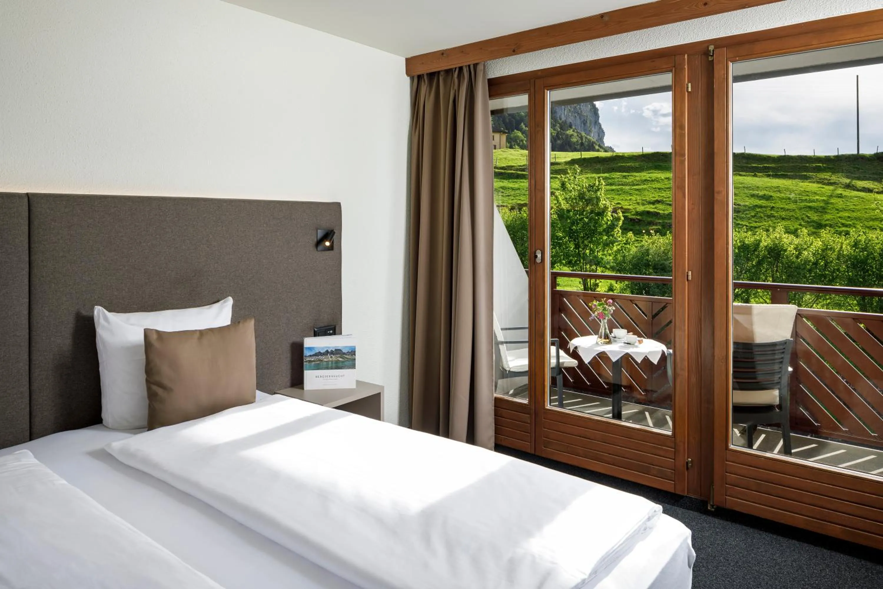 Bed in Hotel und Naturhaus Bellevue