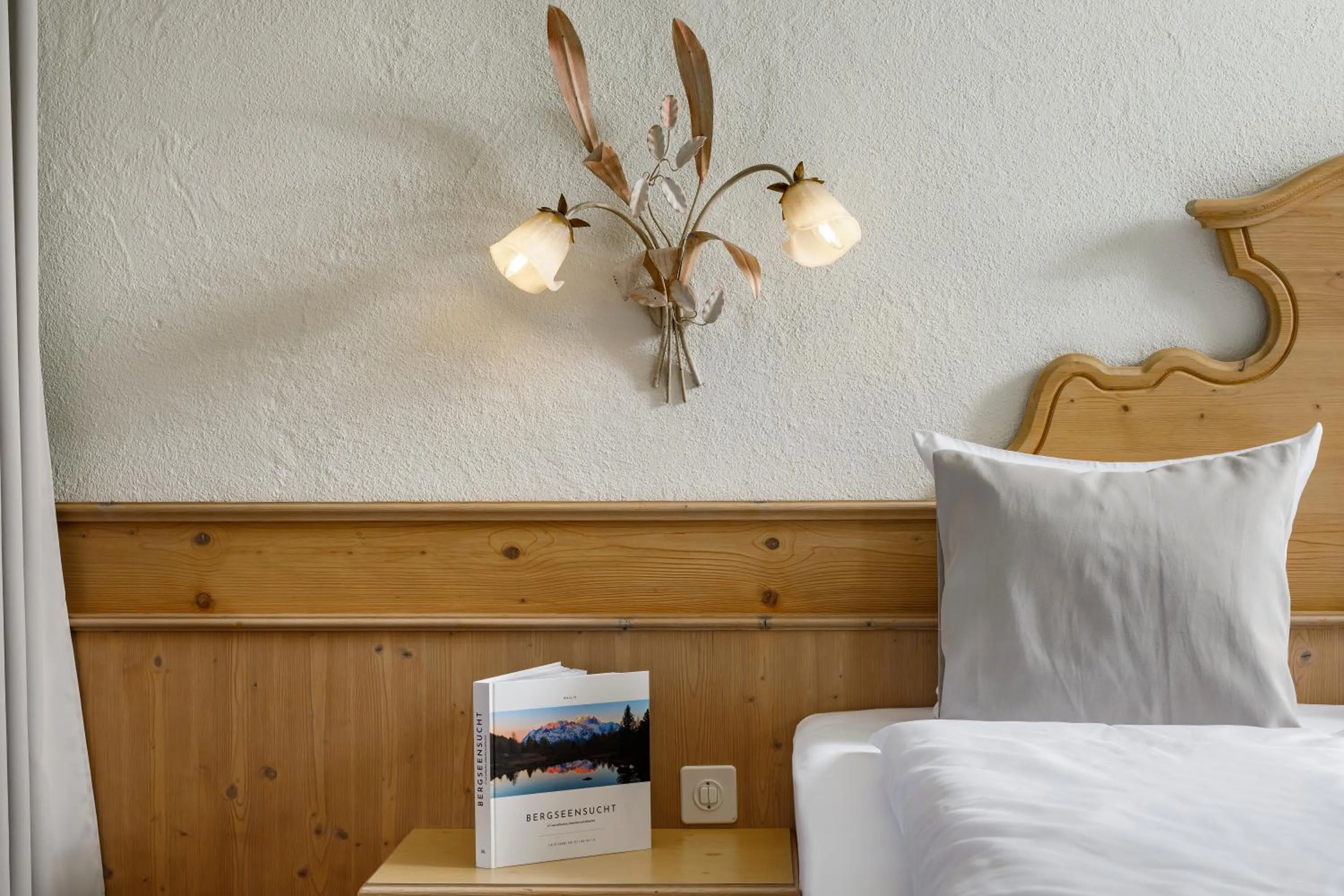 Bedroom, Bed in Hotel und Naturhaus Bellevue