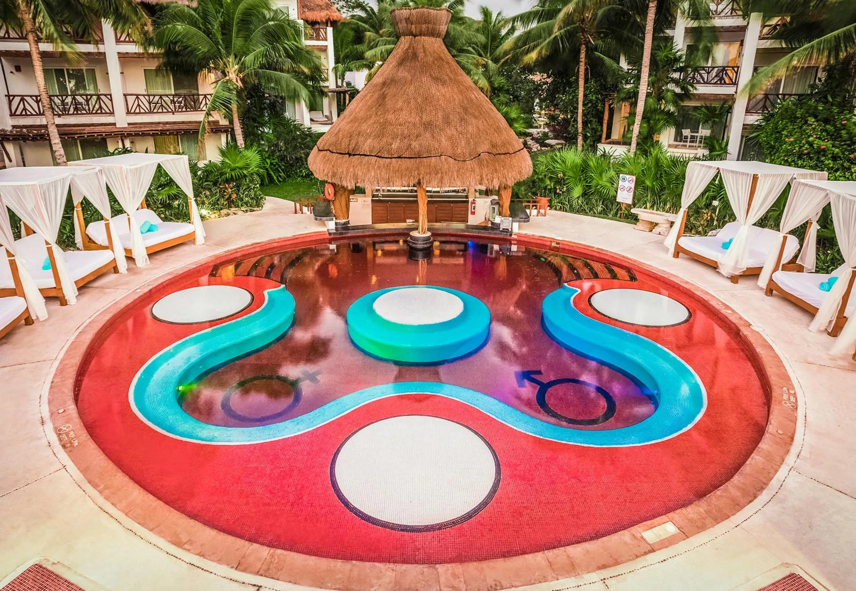 Hot Tub in Desire Riviera Maya Pearl Resort All Inclusive - Couples Only