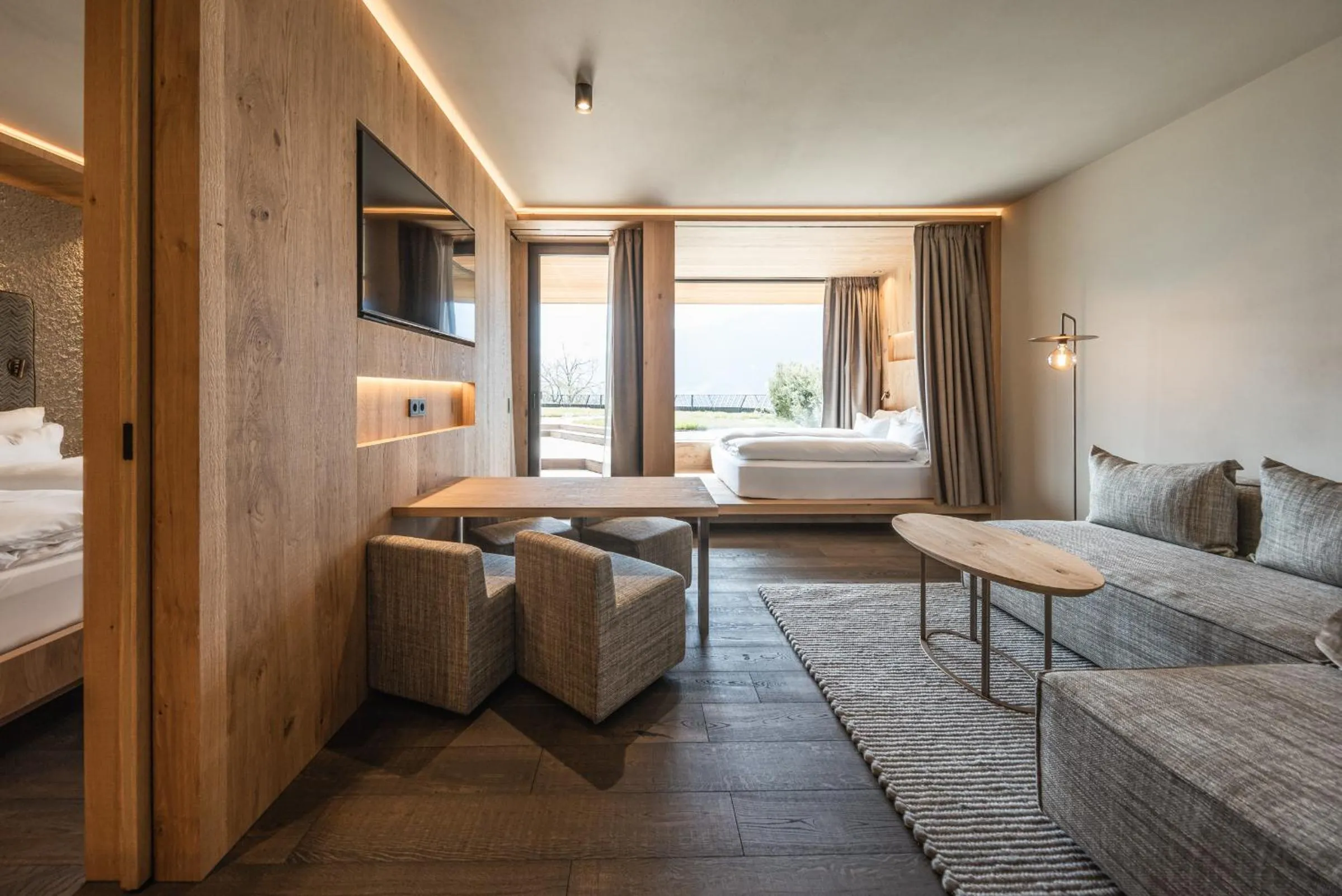 Bedroom, Bed in Santre dolomythic home