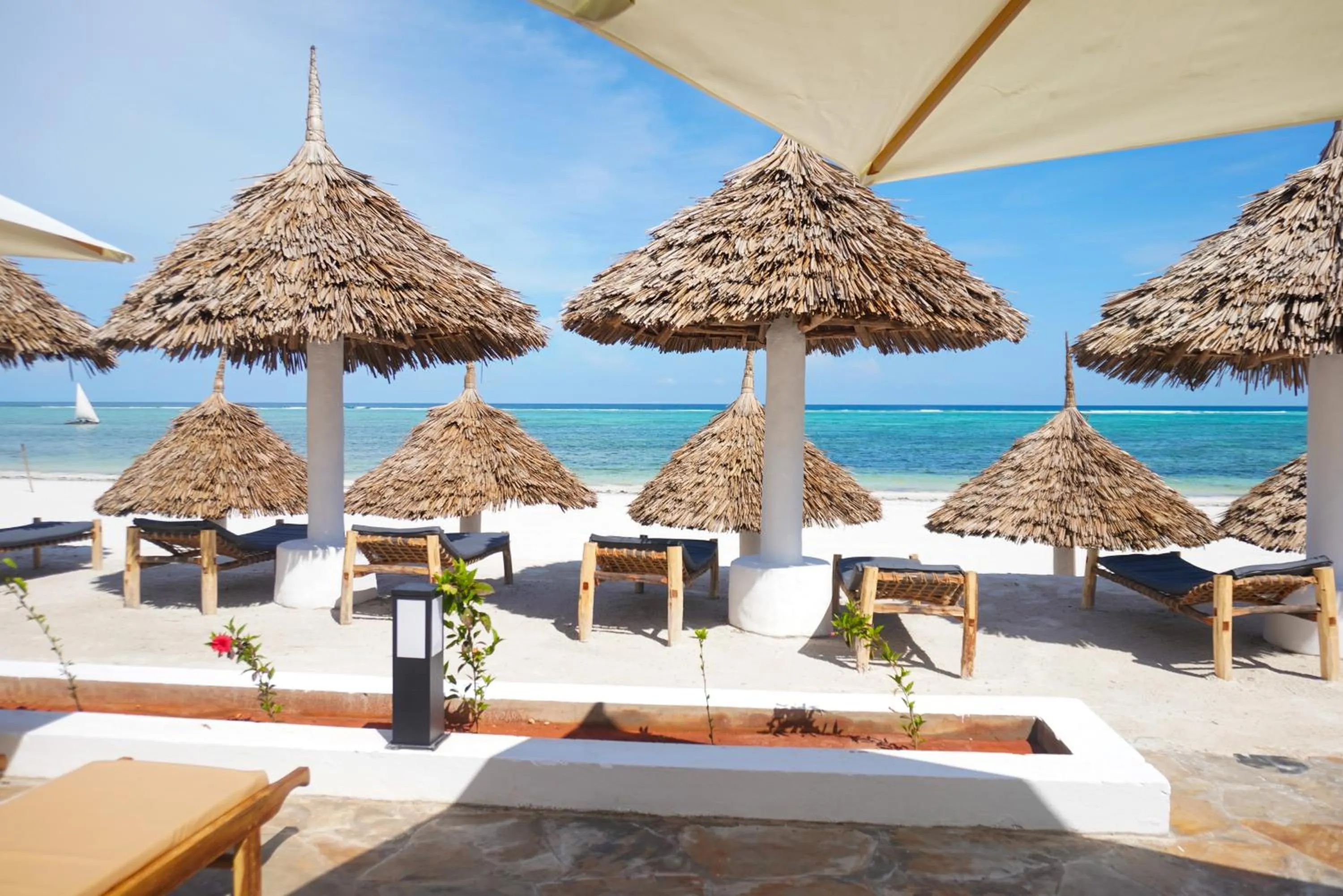 Beach in AHG Sun Bay Mlilile Beach Hotel