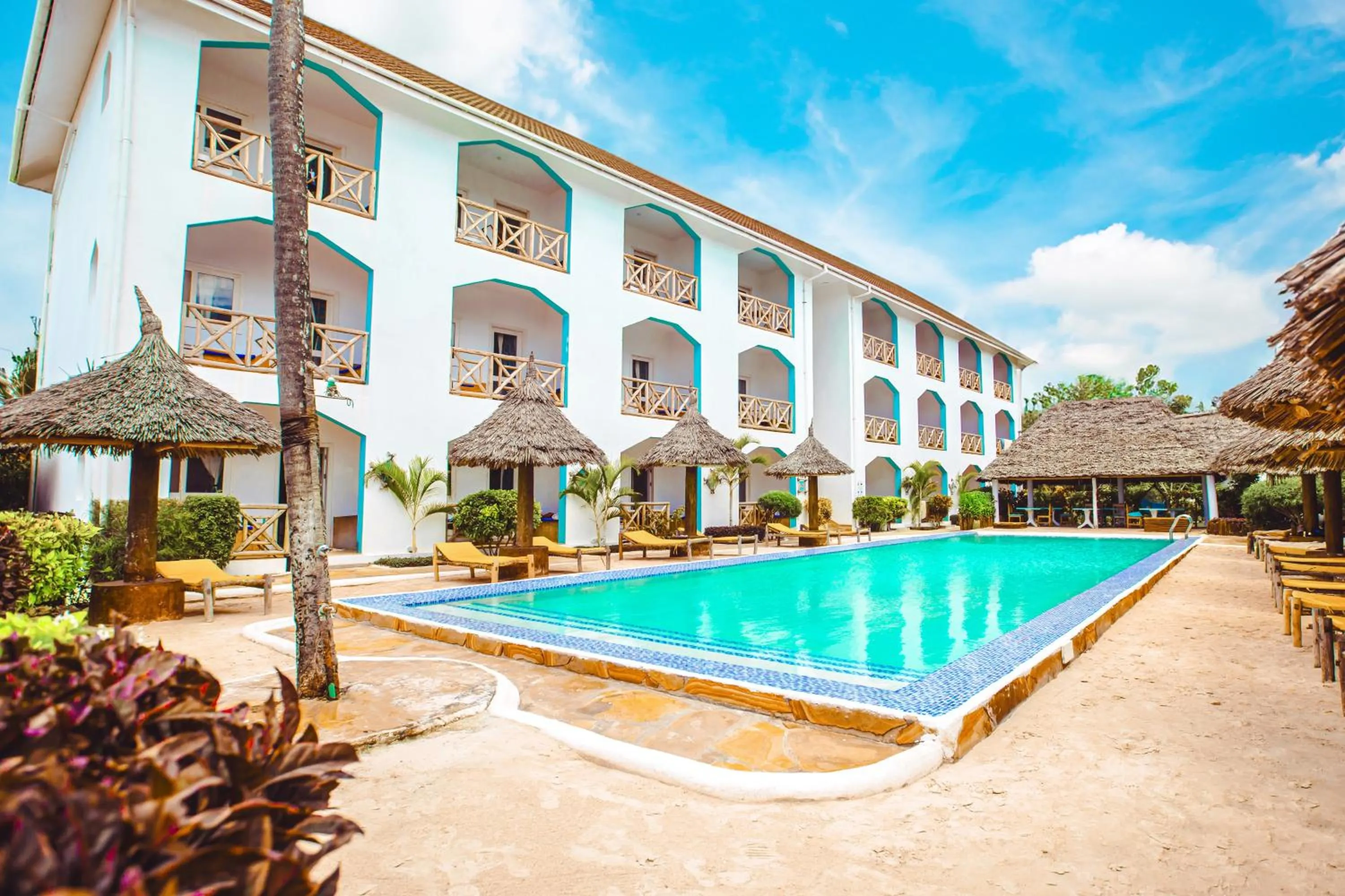 Property building in AHG Sun Bay Mlilile Beach Hotel