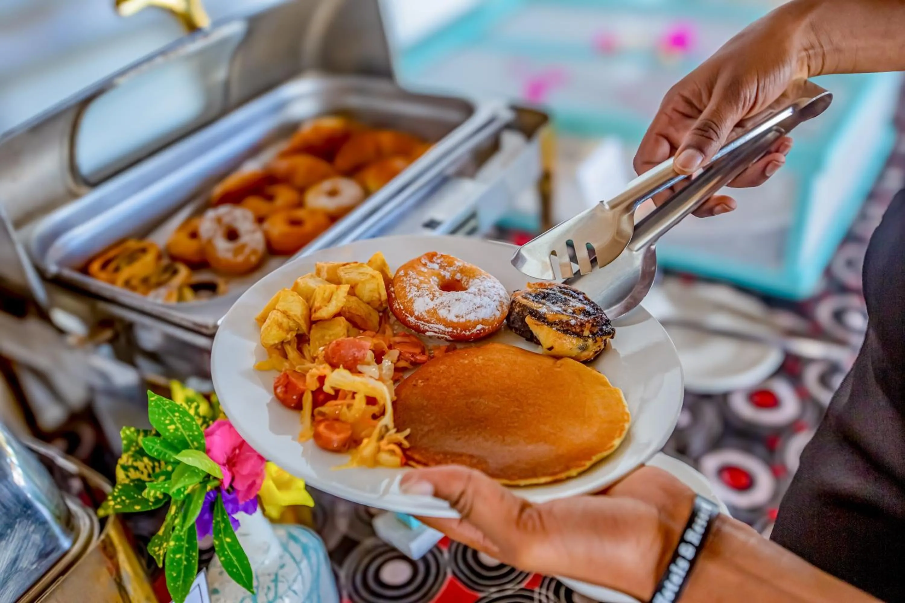 Food close-up in AHG Sun Bay Mlilile Beach Hotel