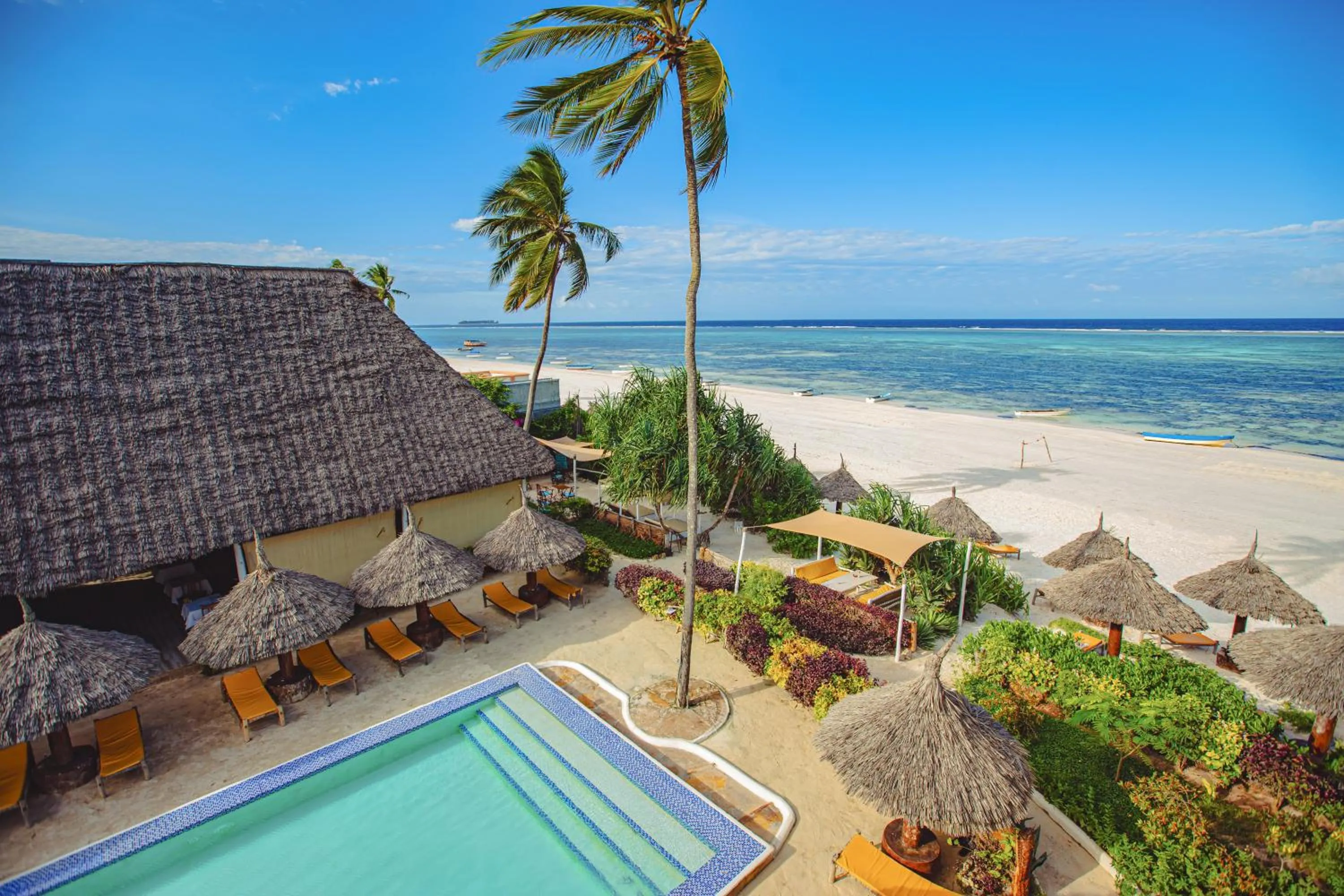 Beach in AHG Sun Bay Mlilile Beach Hotel