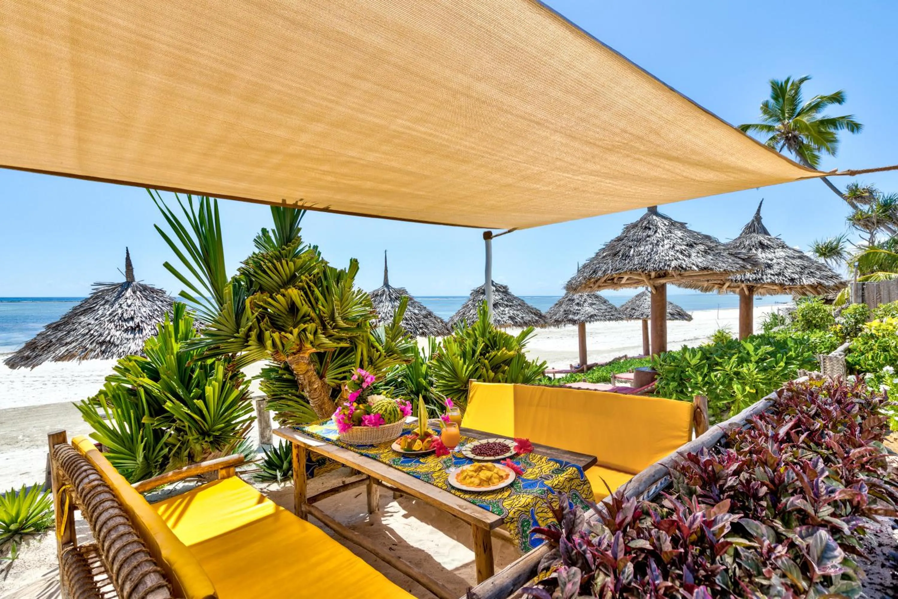 Beach in AHG Sun Bay Mlilile Beach Hotel