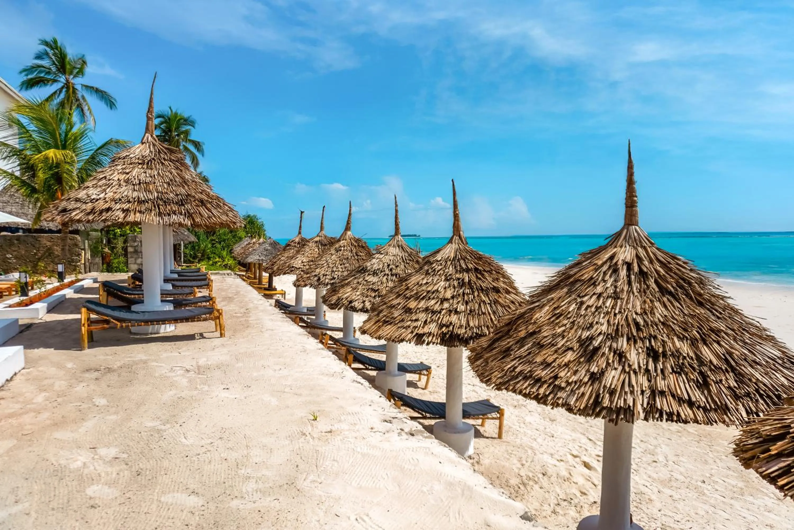 Beach in AHG Sun Bay Mlilile Beach Hotel