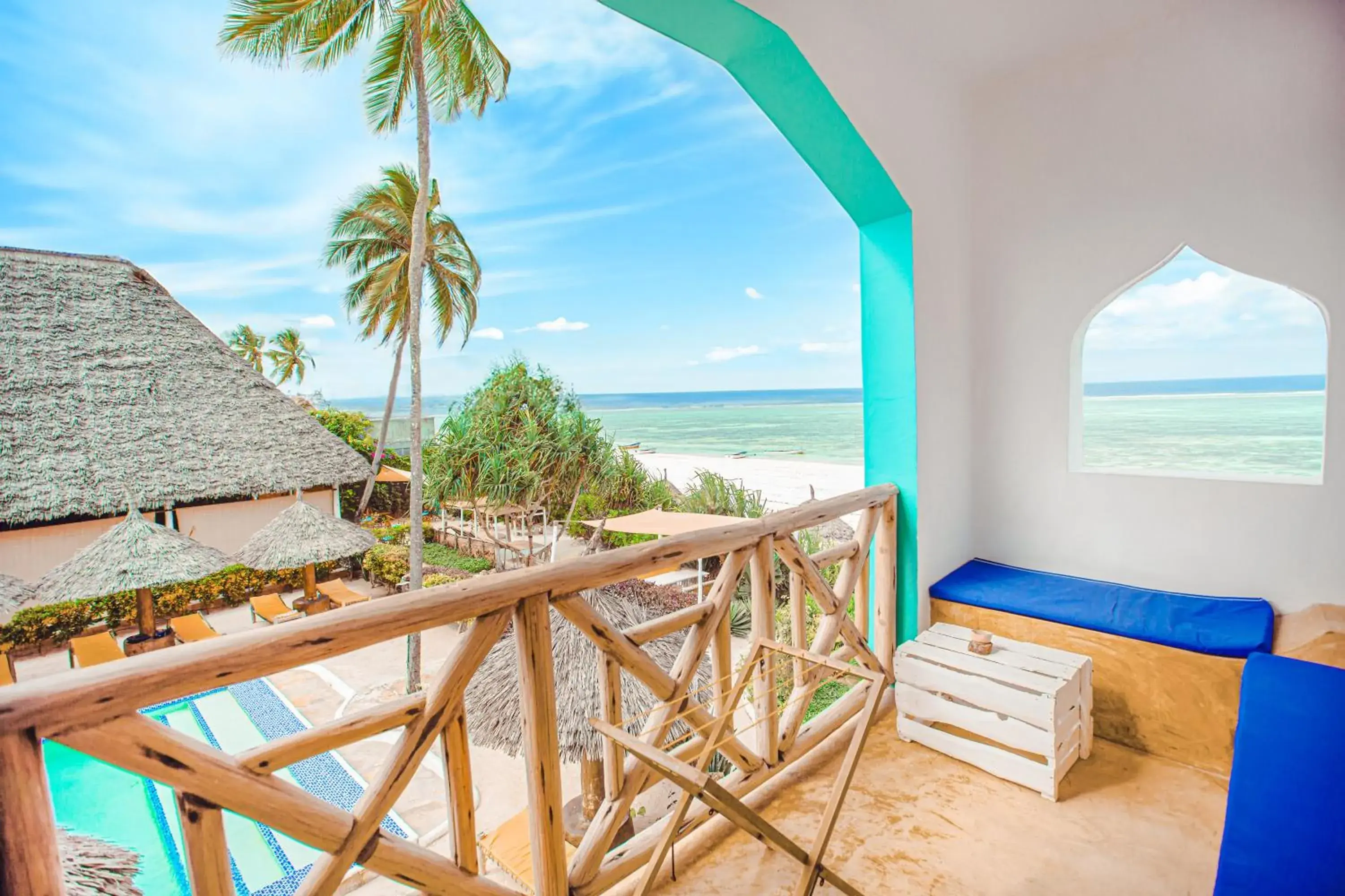 Double Room with Balcony and Sea View in AHG Sun Bay Mlilile Beach Hotel Double Room with Balcony and Sea View in AHG Sun Bay Mlilile Beach Hotel