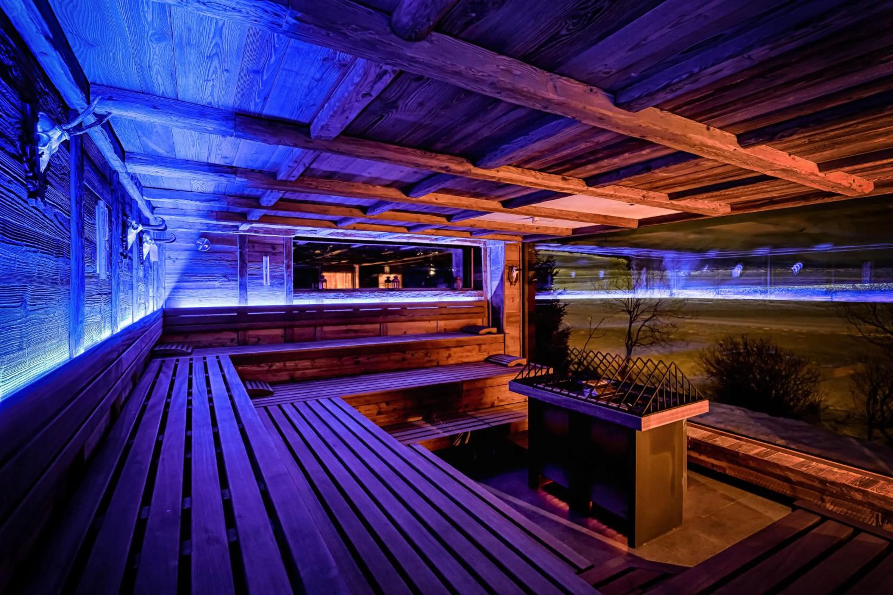 Sauna in Vitalpina Hotel Magdalenahof