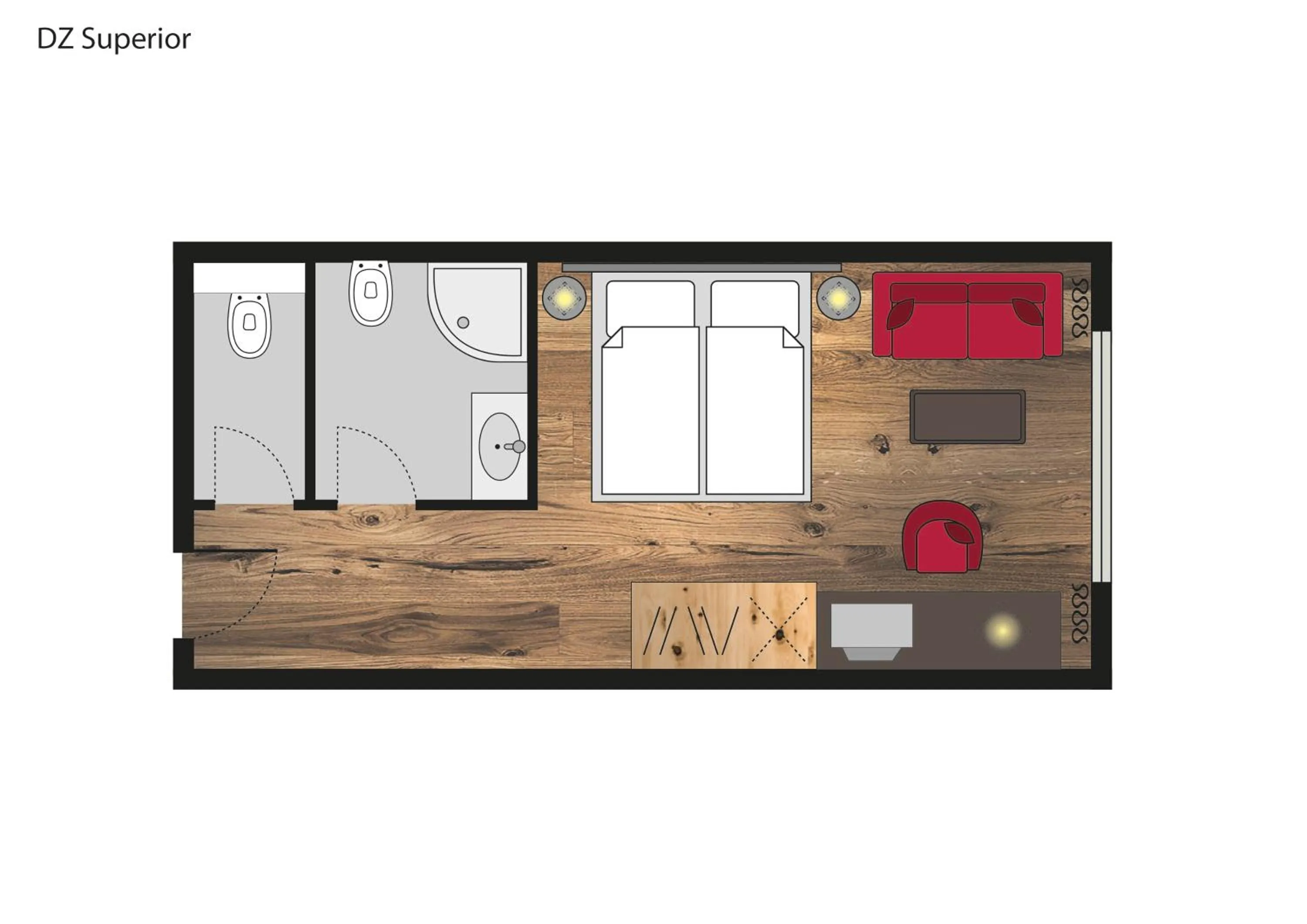 Photo of the whole room in Vitalpina Hotel Magdalenahof