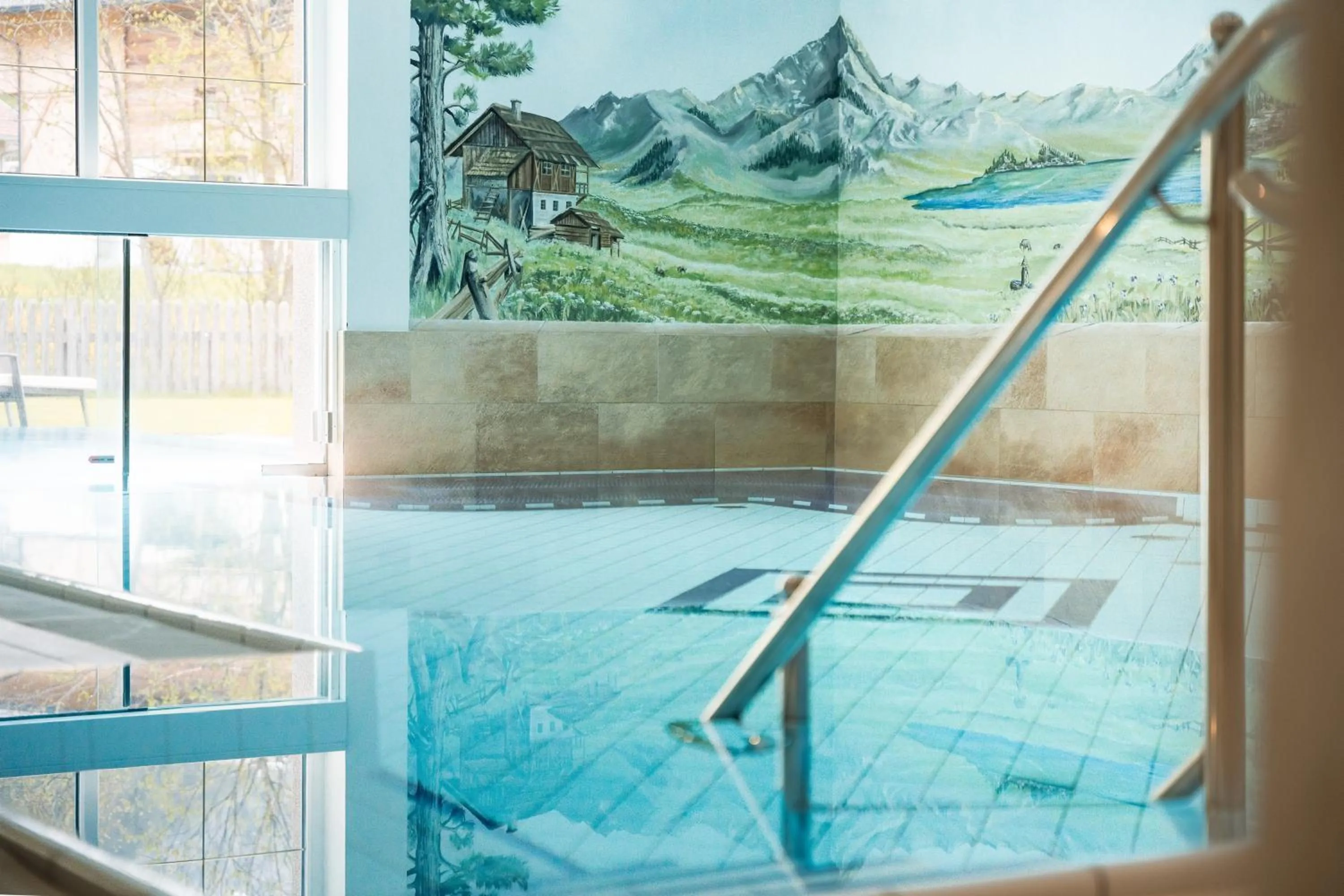 Swimming pool in Vitalpina Hotel Magdalenahof