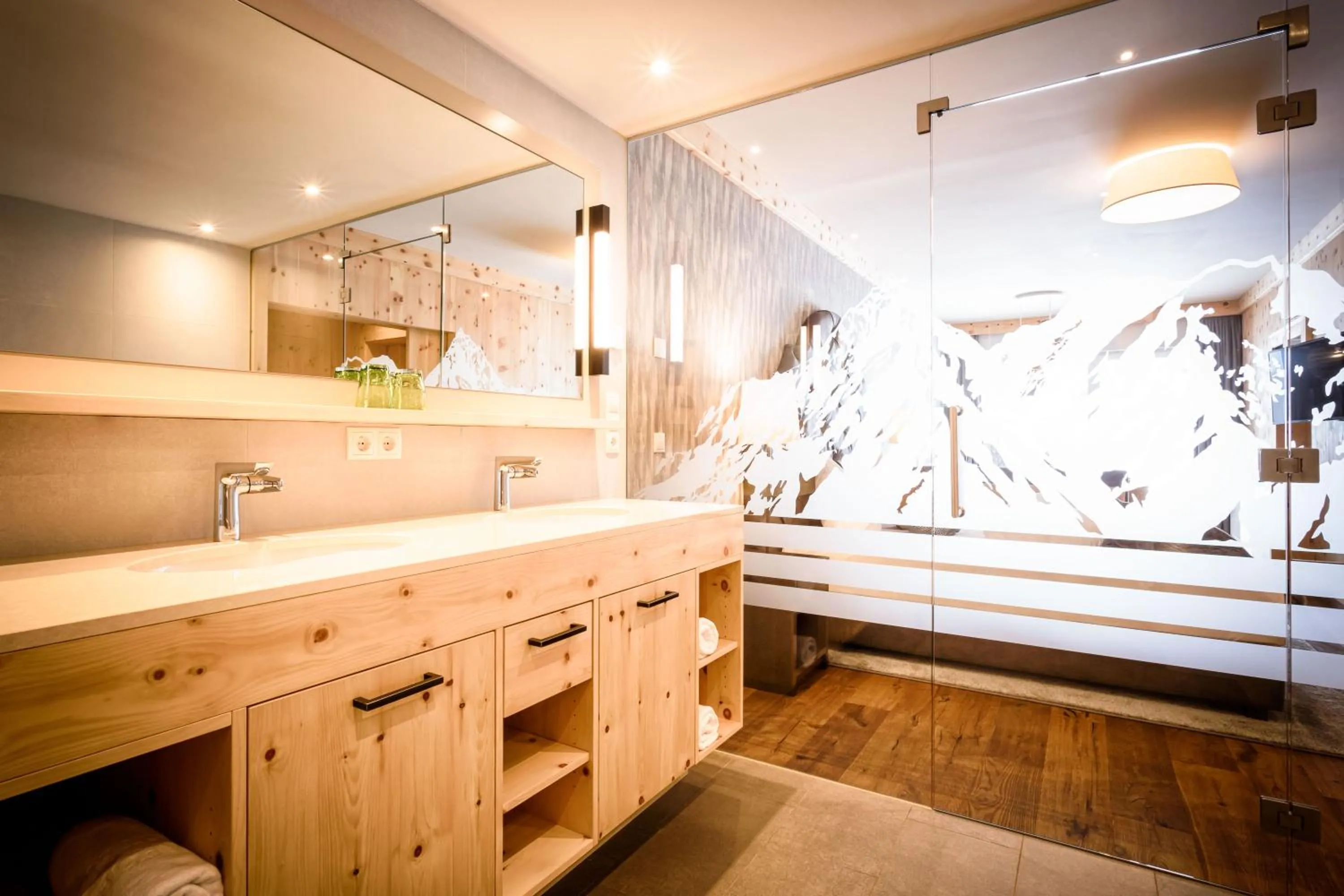 Bathroom in Vitalpina Hotel Magdalenahof