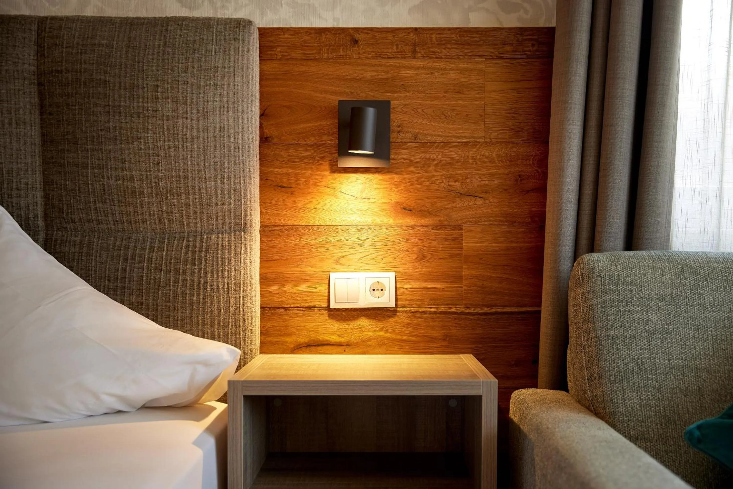 Photo of the whole room, Bed in Vitalpina Hotel Magdalenahof