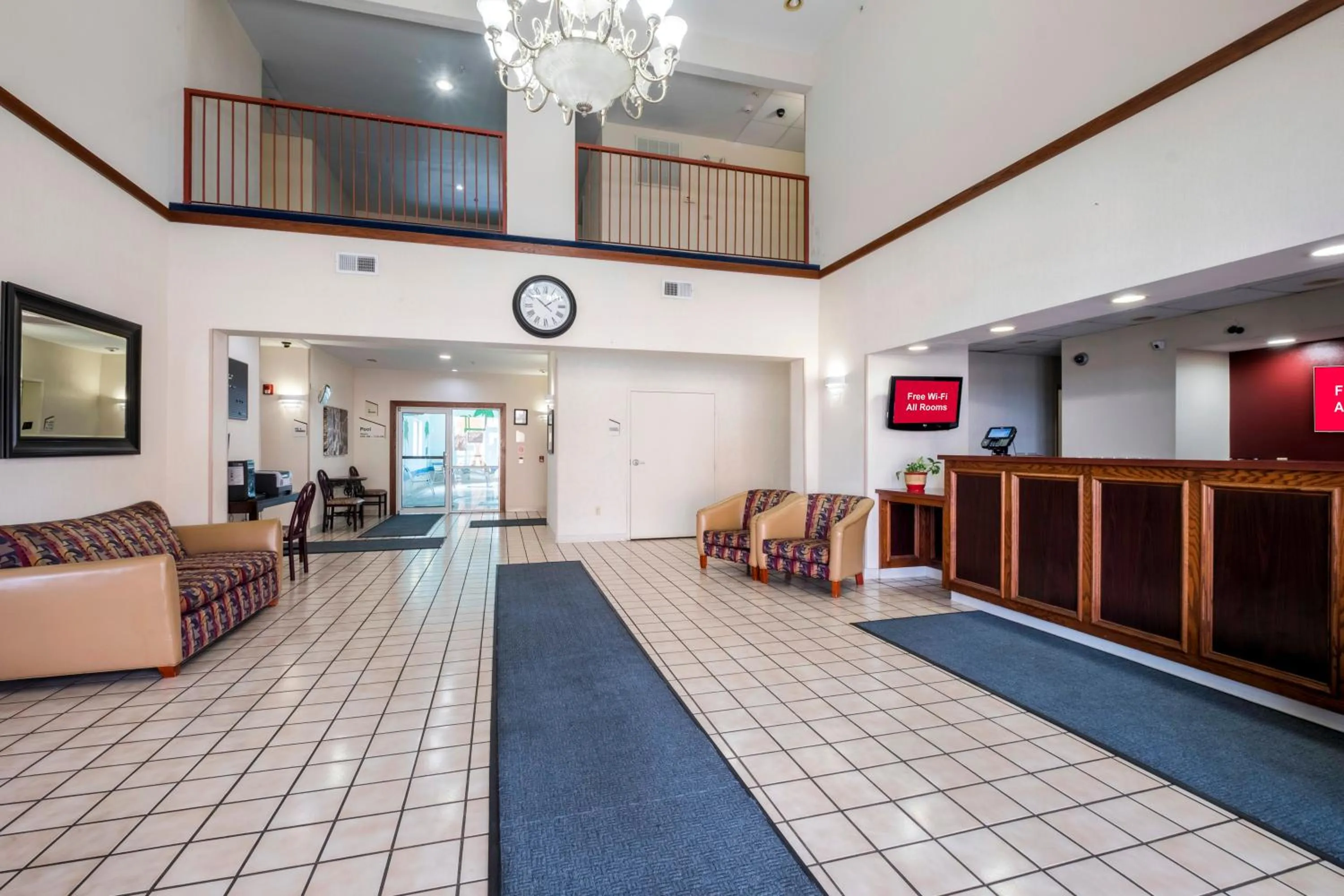 Lobby or reception in Red Roof Inn St Robert Ft Leonard Wood